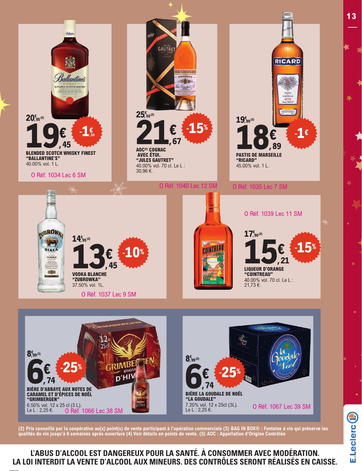 e-leclerc - Catalogue E.Leclerc - Cave de Noel valable du 09/12 au 20/12 - page: 13
