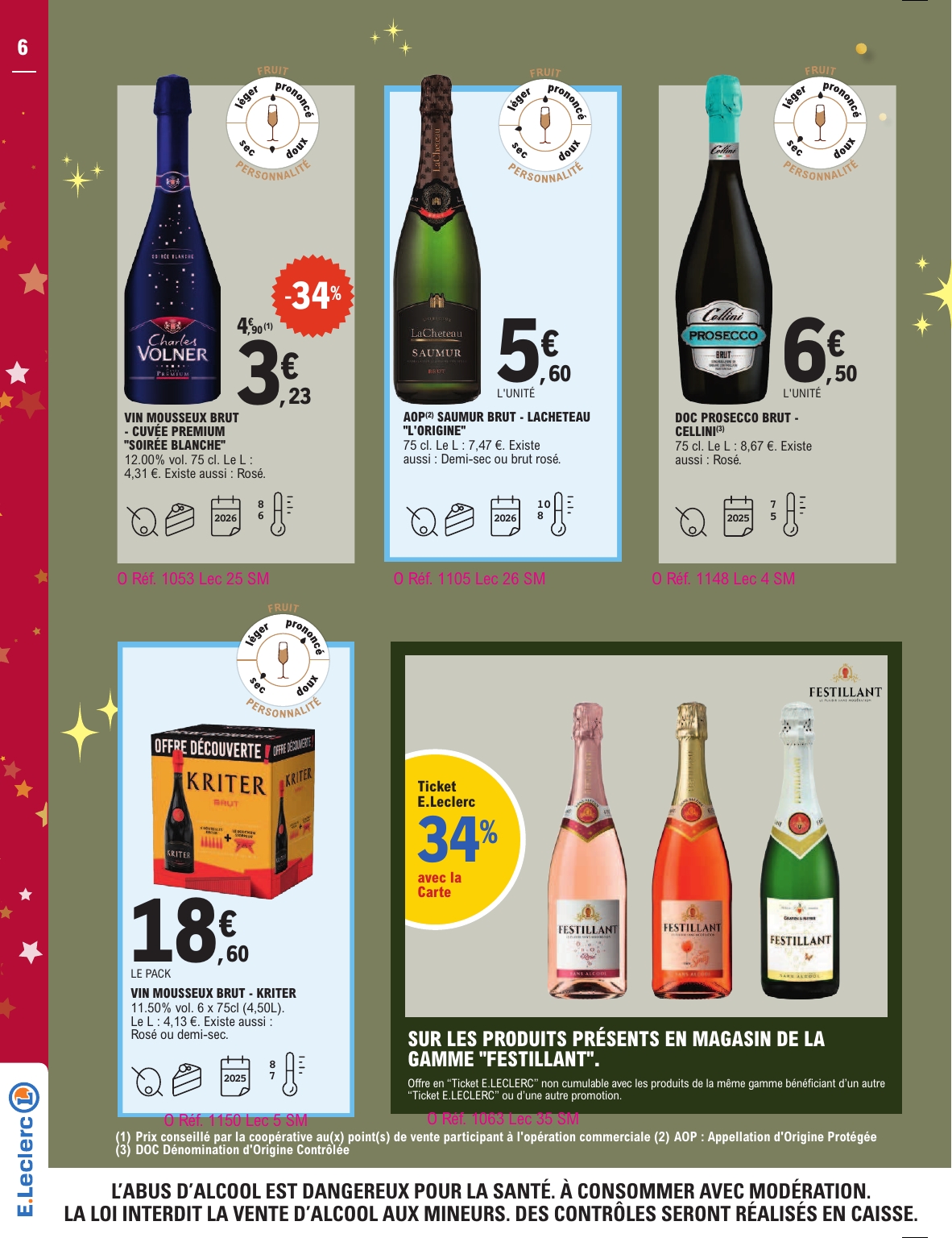 e-leclerc - Catalogue E.Leclerc - Cave de Noel valable du 09/12 au 20/12 - page: 6