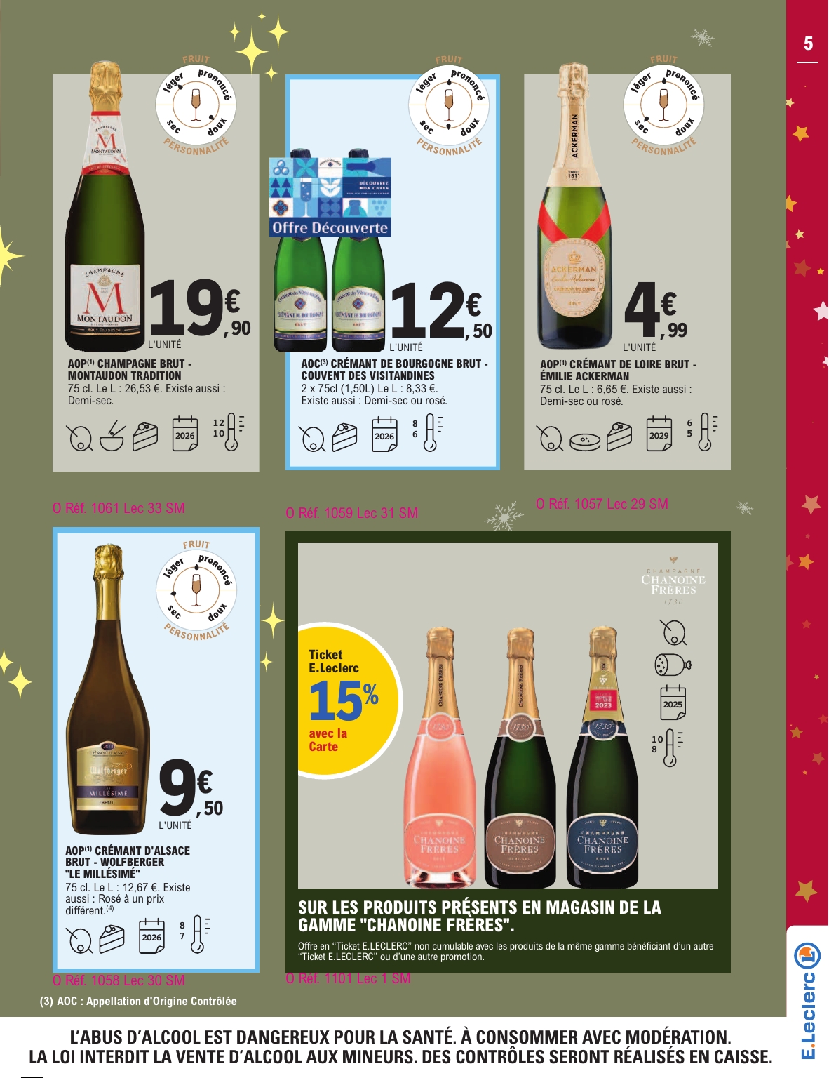 e-leclerc - Catalogue E.Leclerc - Cave de Noel valable du 09/12 au 20/12 - page: 5