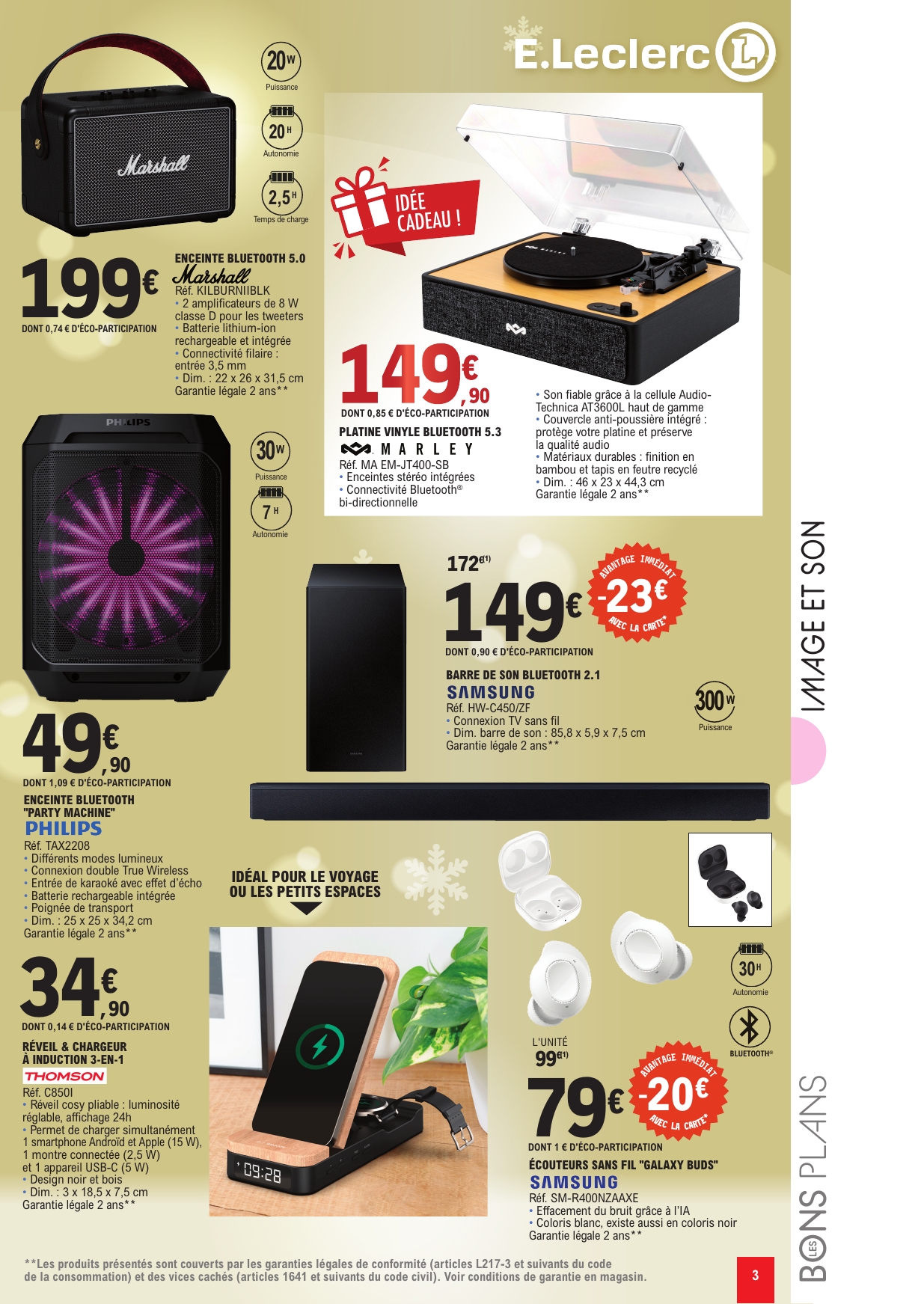 e-leclerc - Catalogue E.Leclerc - Bons Plans Noël valable du 09/12 au 24/12 - page: 3