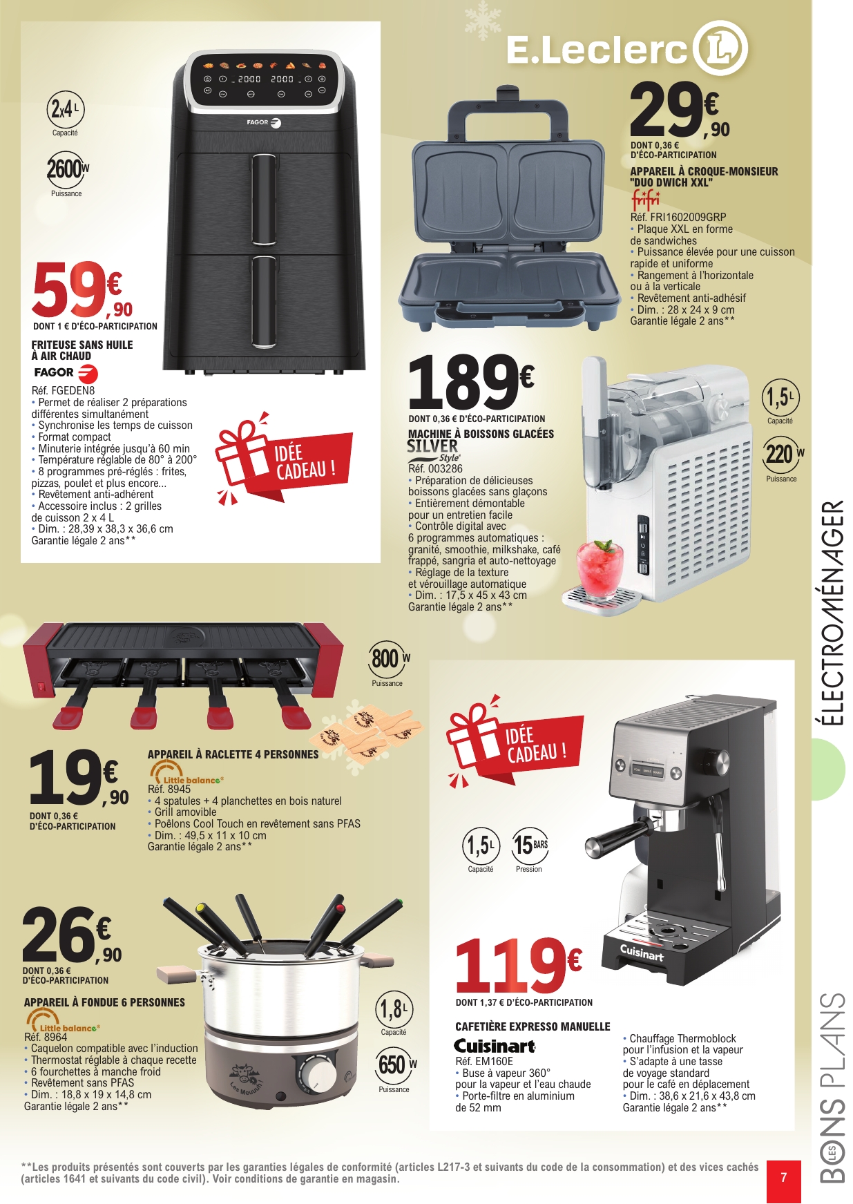 e-leclerc - Catalogue E.Leclerc - Bons Plans Noël valable du 09/12 au 24/12 - page: 7