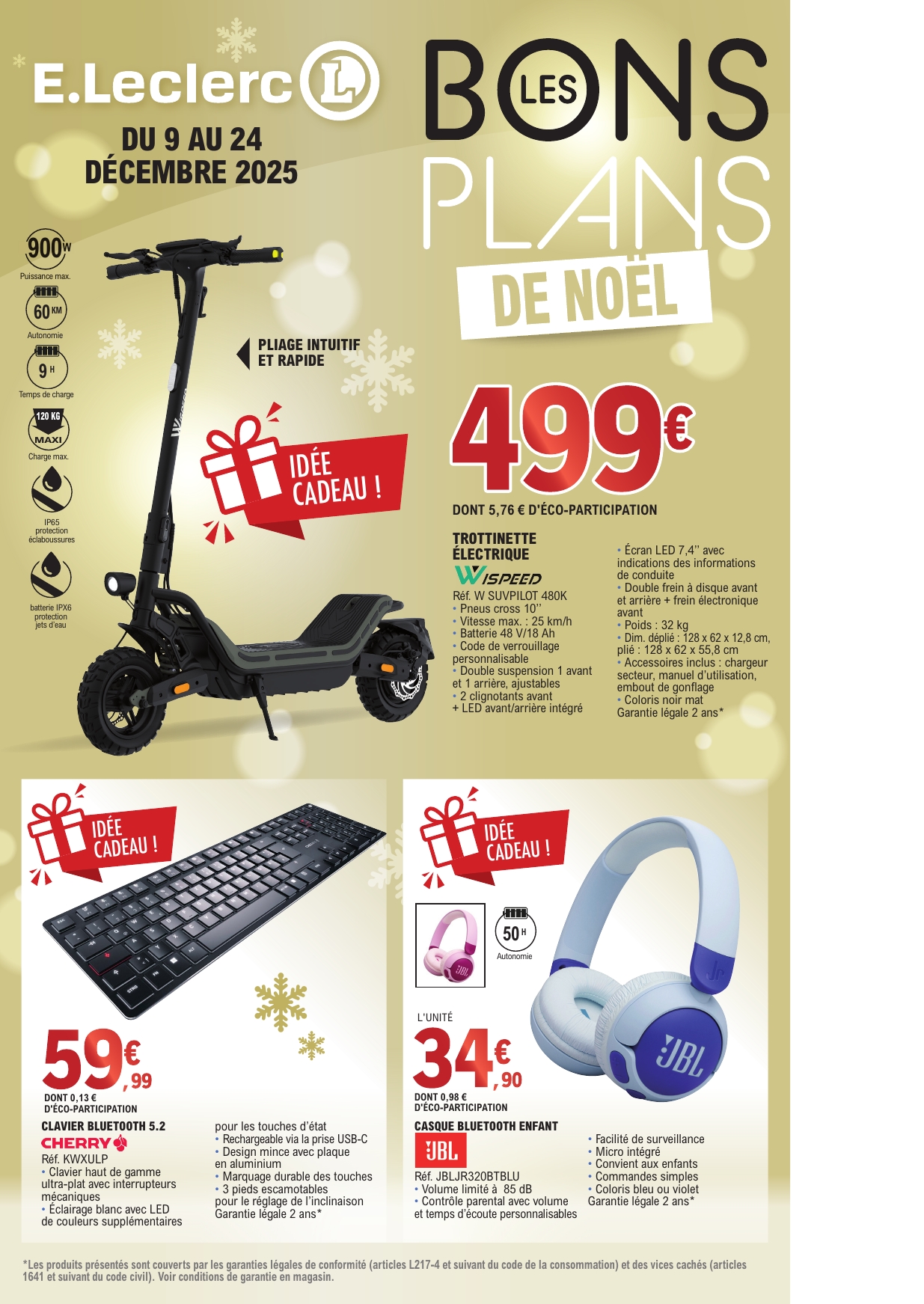 e-leclerc - Catalogue E.Leclerc - Bons Plans Noël valable du 09/12 au 24/12