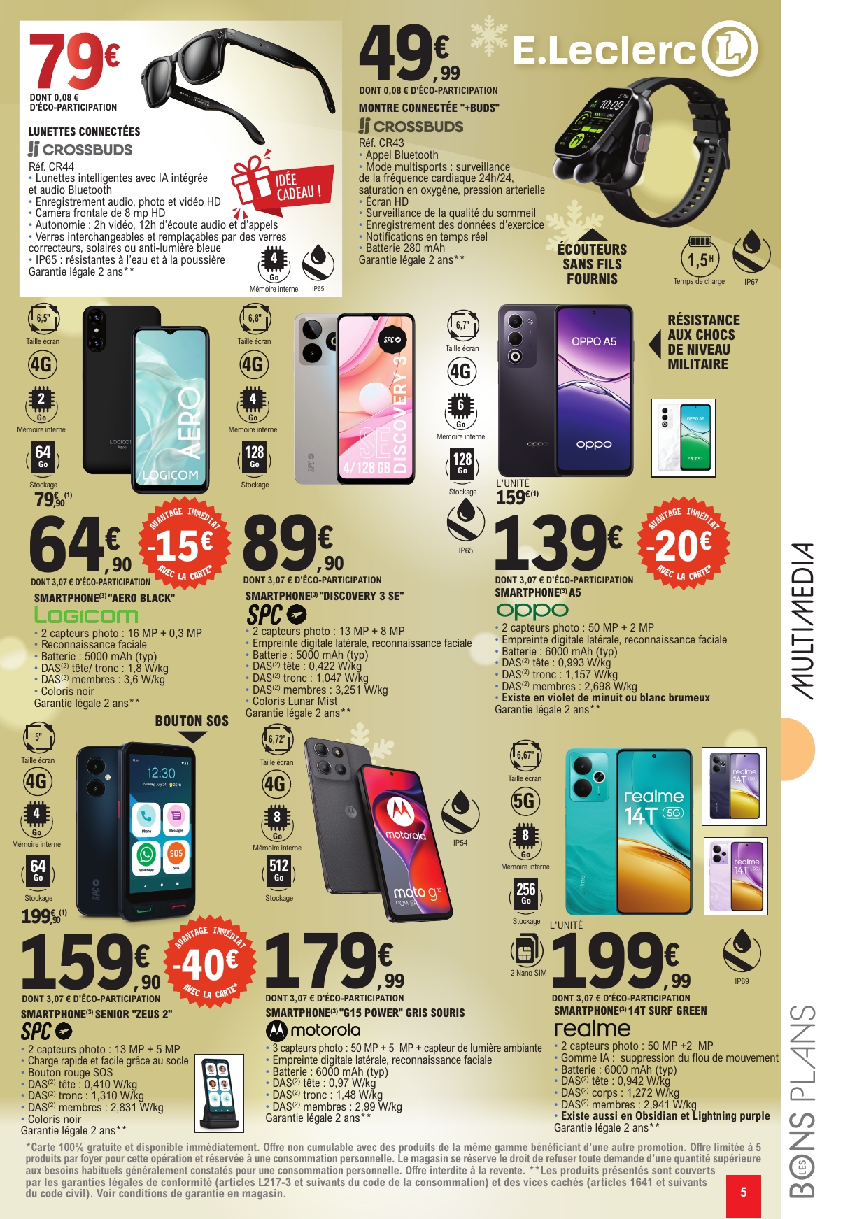 e-leclerc - Catalogue E.Leclerc - Bons Plans Noël valable du 09/12 au 24/12 - page: 5