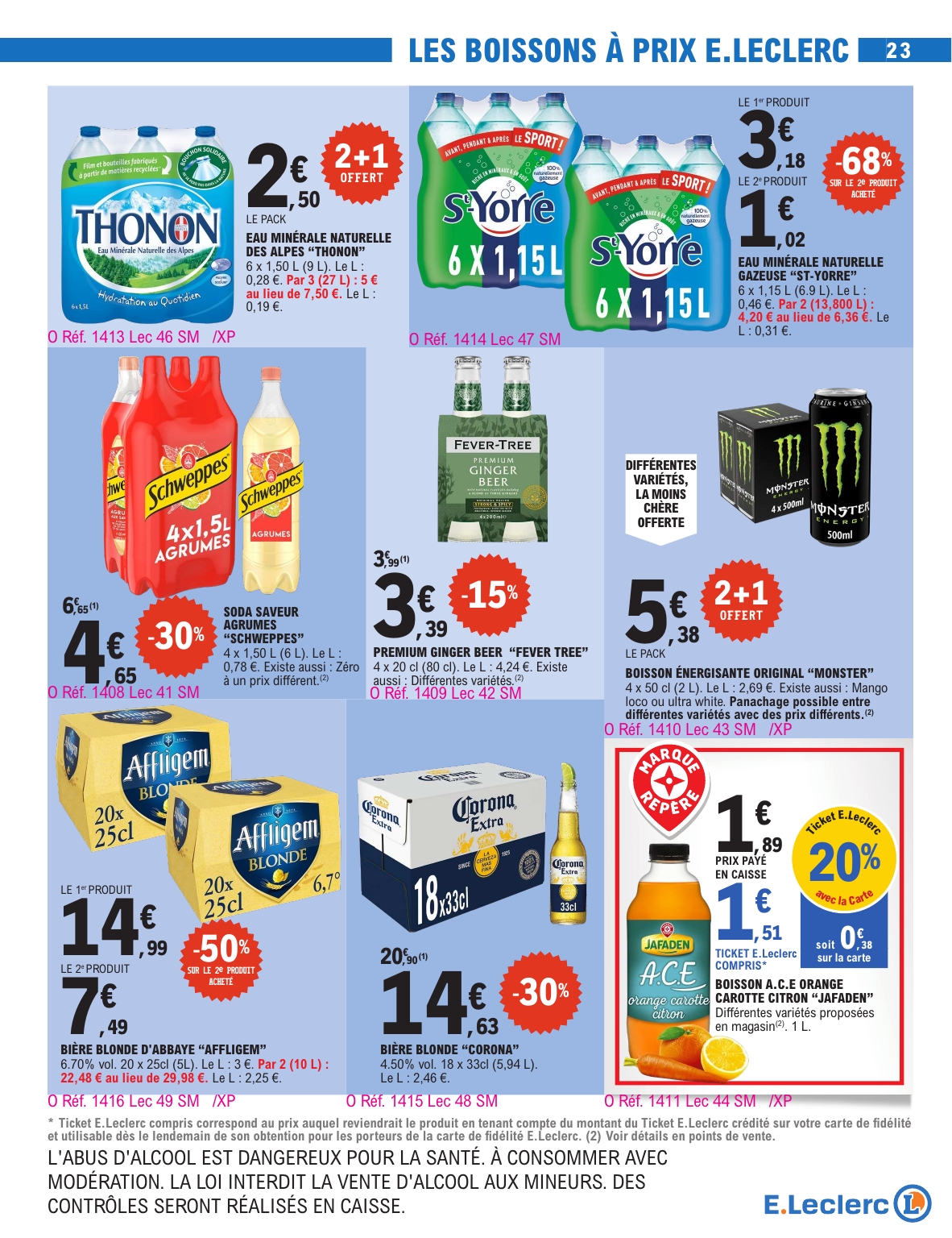 e-leclerc - Catalogue E.Leclerc - Réveillonner valable du 23/12 au 03/01 - page: 23