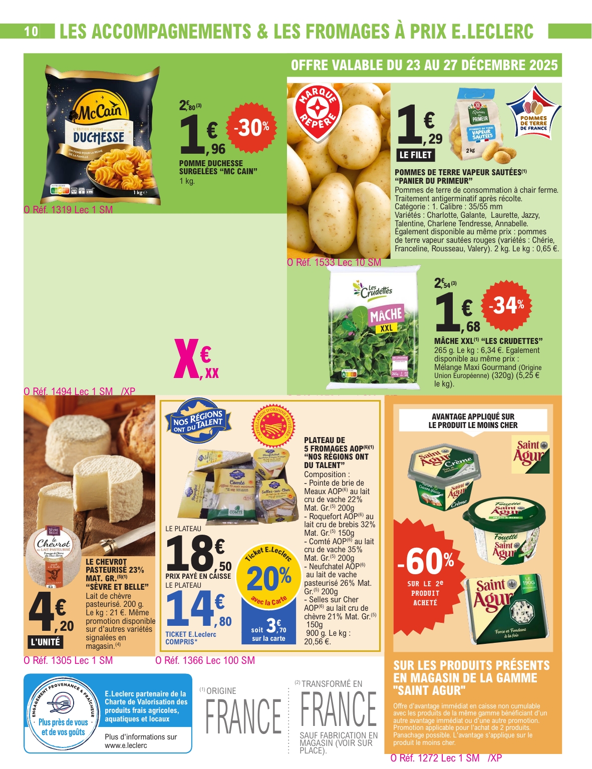 e-leclerc - Catalogue E.Leclerc - Réveillonner valable du 23/12 au 03/01 - page: 10