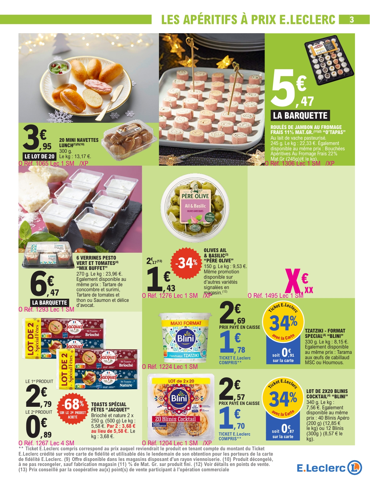 e-leclerc - Catalogue E.Leclerc - Réveillonner valable du 23/12 au 03/01 - page: 3