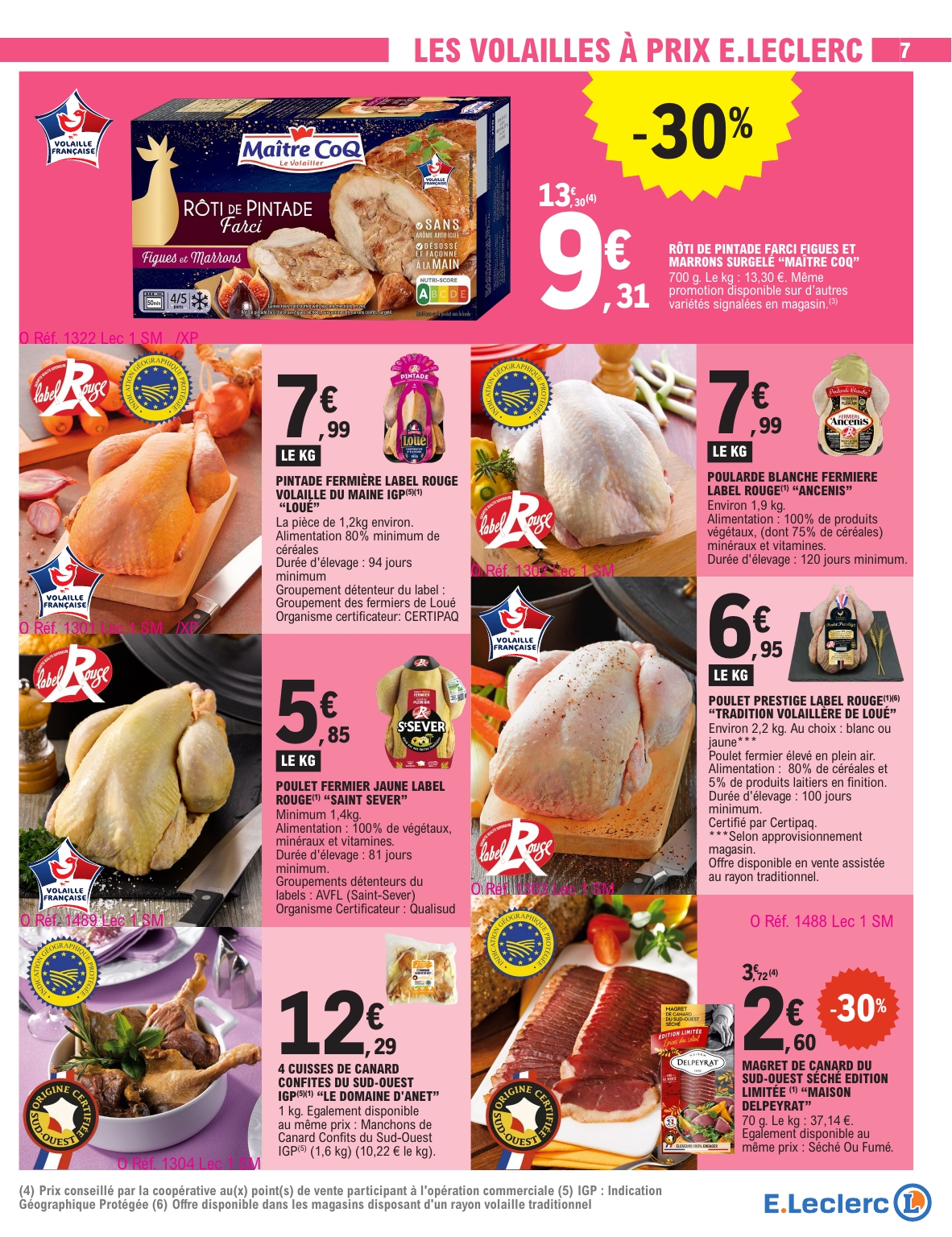 e-leclerc - Catalogue E.Leclerc - Réveillonner valable du 23/12 au 03/01 - page: 7