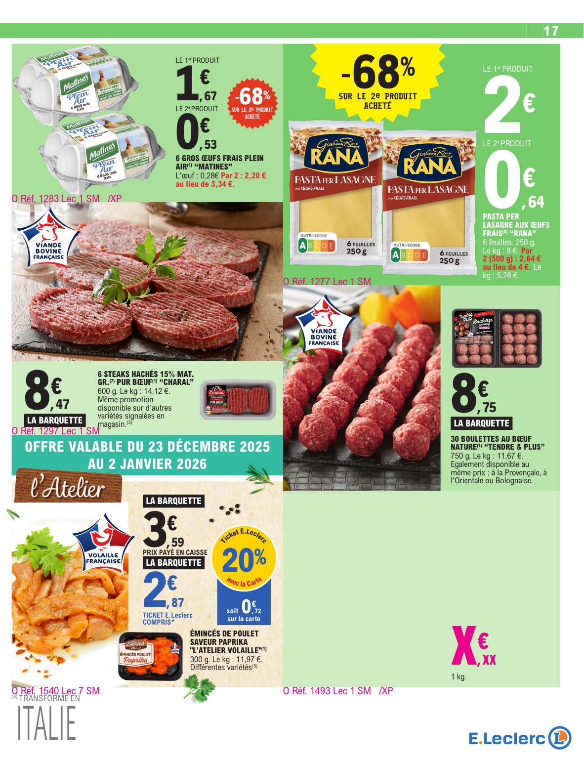 e-leclerc - Catalogue E.Leclerc - Réveillonner valable du 23/12 au 03/01 - page: 17