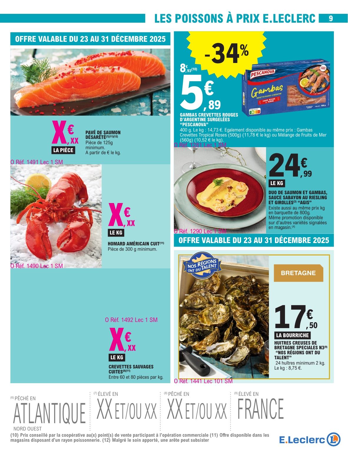 e-leclerc - Catalogue E.Leclerc - Réveillonner valable du 23/12 au 03/01 - page: 9