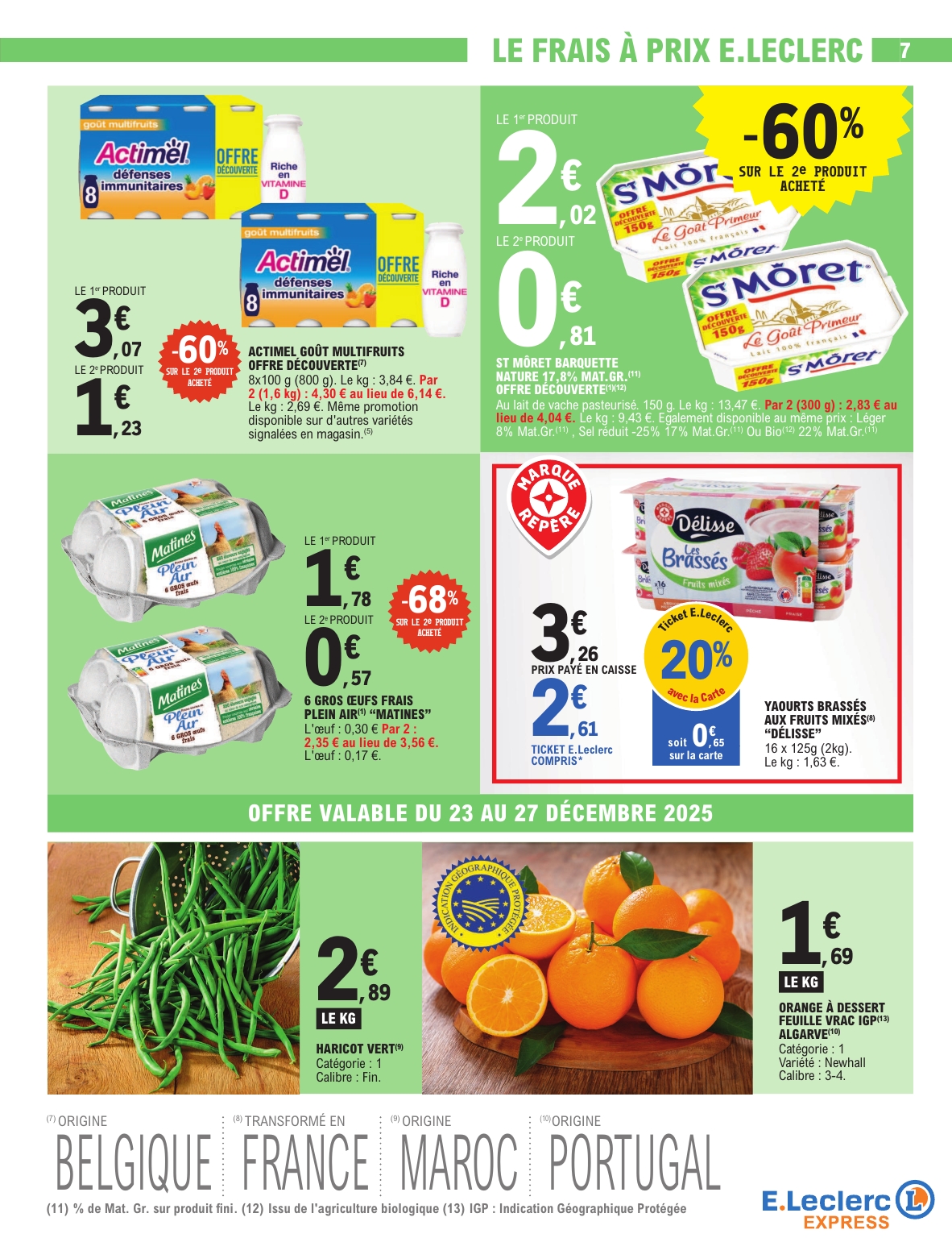 e-leclerc - Catalogue E.Leclerc - Express valable du 23/12 au 03/01 - page: 7