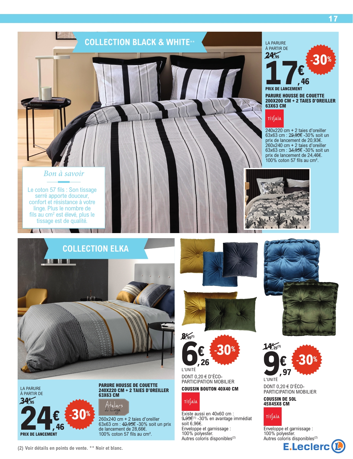 e-leclerc - Catalogue E.Leclerc - Spécial Blanc valable du 26/12 au 10/01 - page: 17