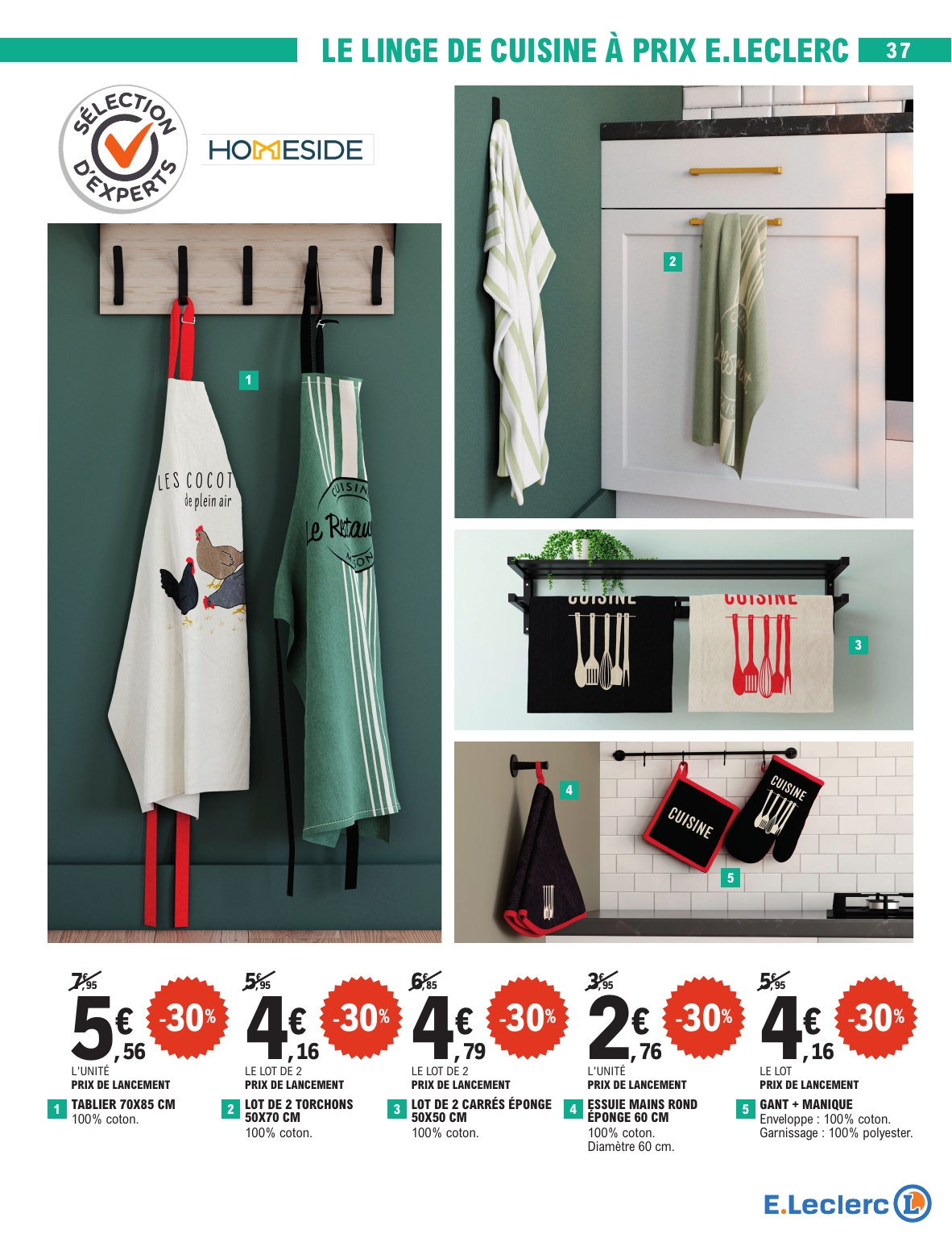 e-leclerc - Catalogue E.Leclerc - Spécial Blanc valable du 26/12 au 10/01 - page: 37