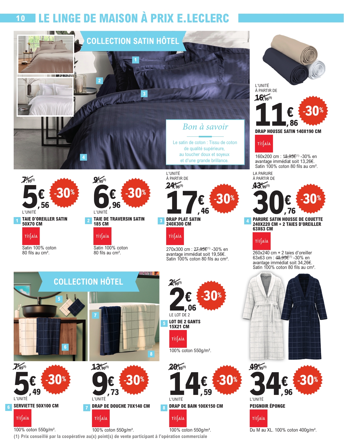 e-leclerc - Catalogue E.Leclerc - Spécial Blanc valable du 26/12 au 10/01 - page: 10