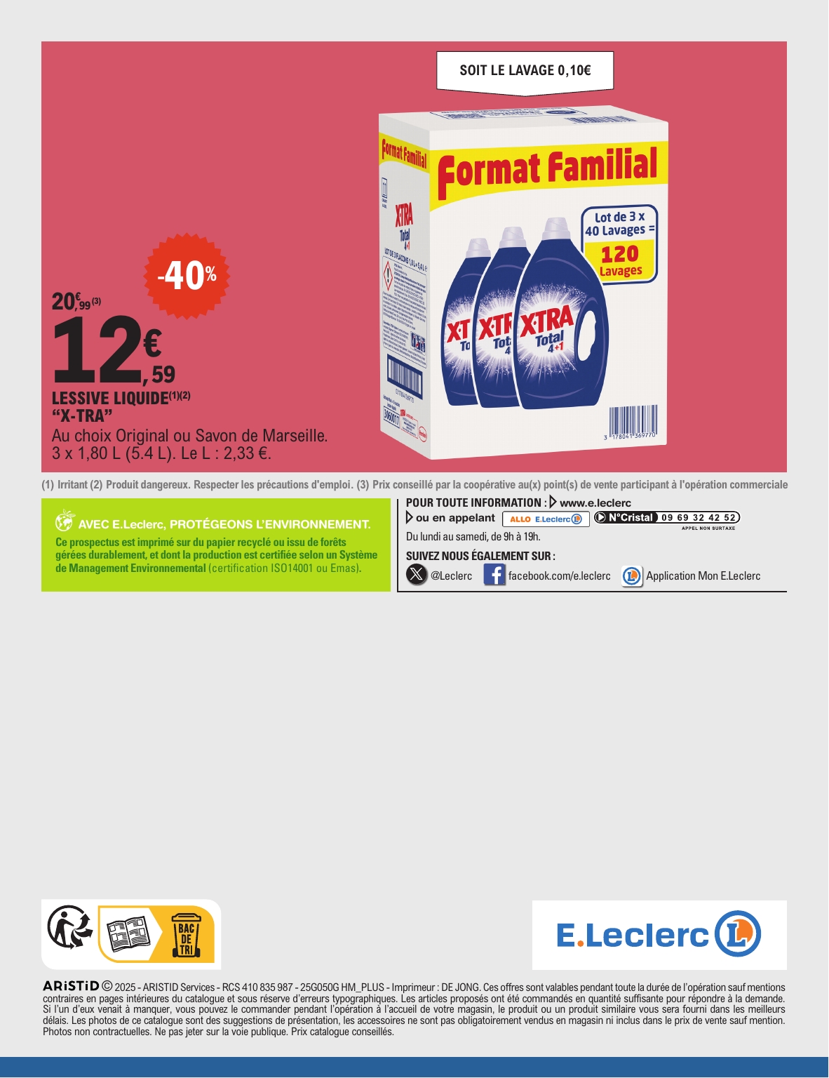 e-leclerc - Catalogue E.Leclerc - Spécial Blanc valable du 26/12 au 10/01 - page: 64