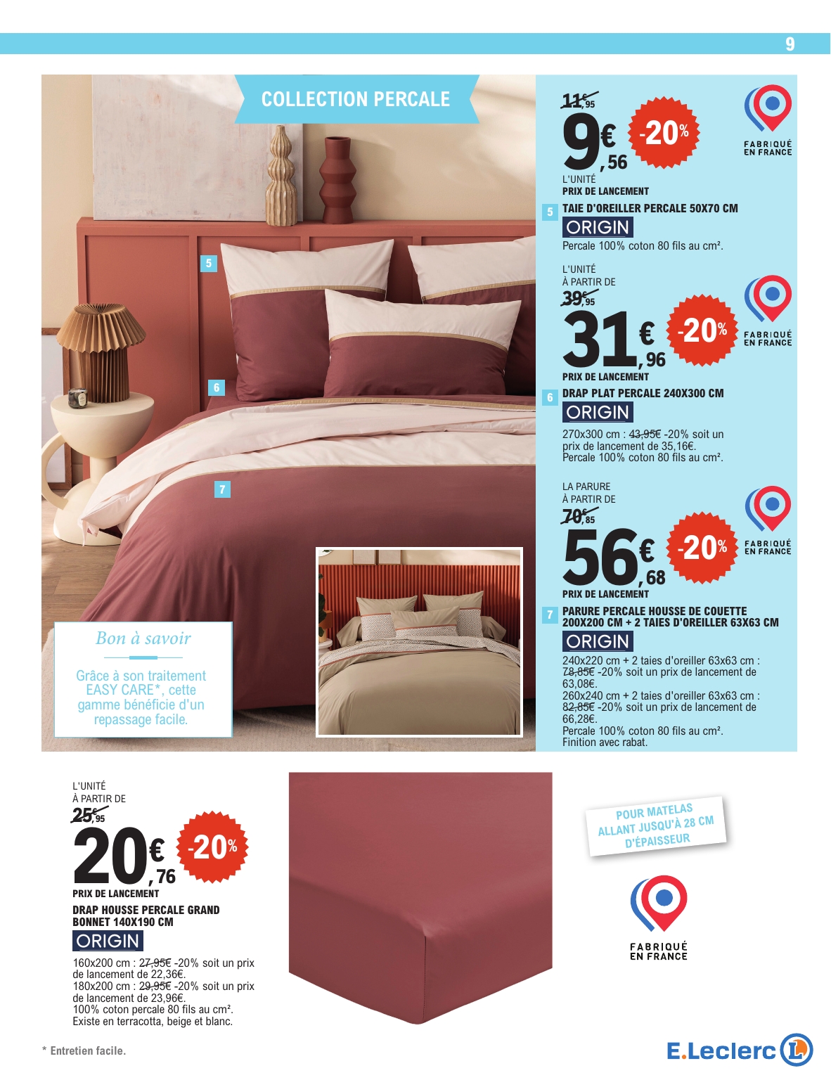 e-leclerc - Catalogue E.Leclerc - Spécial Blanc valable du 26/12 au 10/01 - page: 9