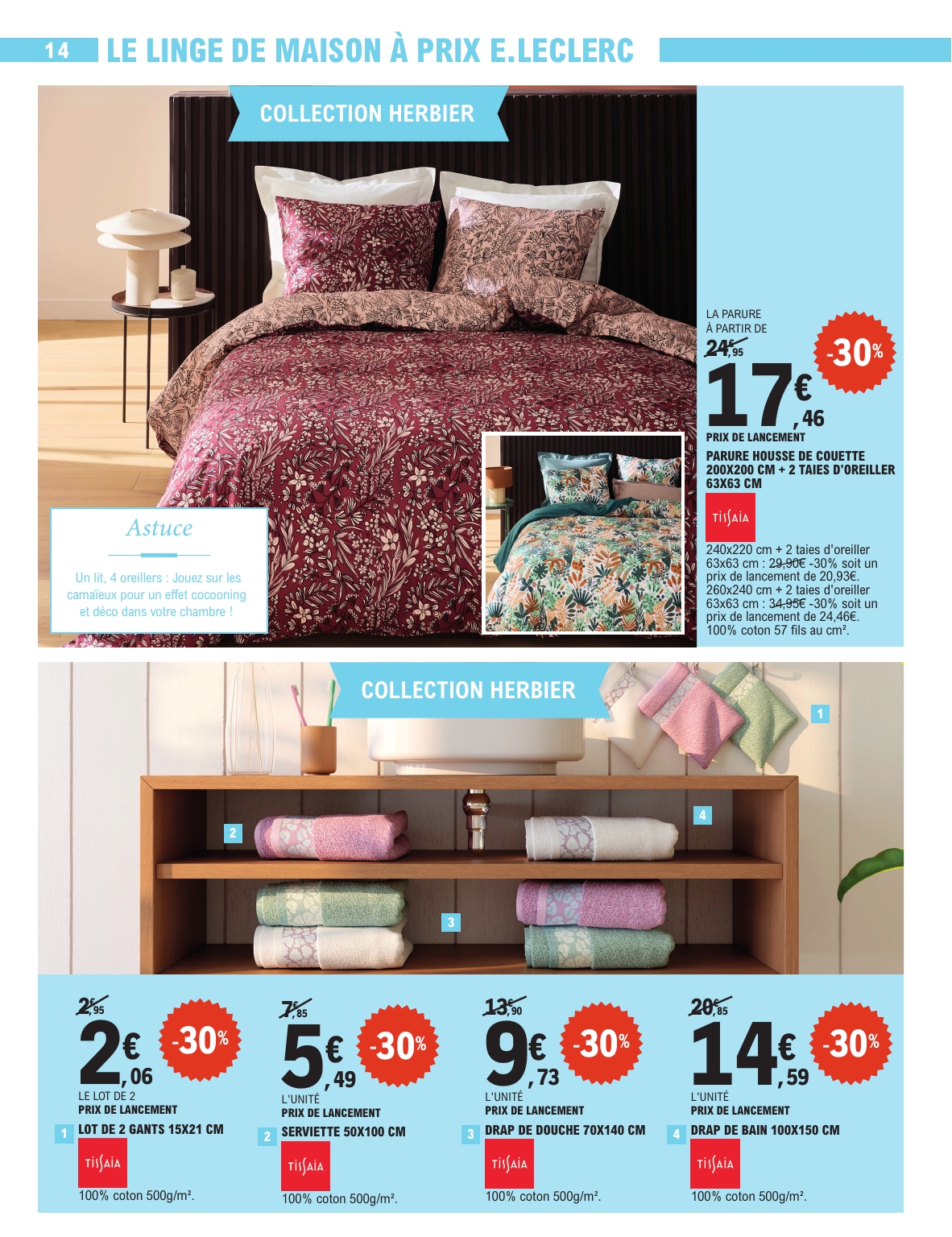 e-leclerc - Catalogue E.Leclerc - Spécial Blanc valable du 26/12 au 10/01 - page: 14