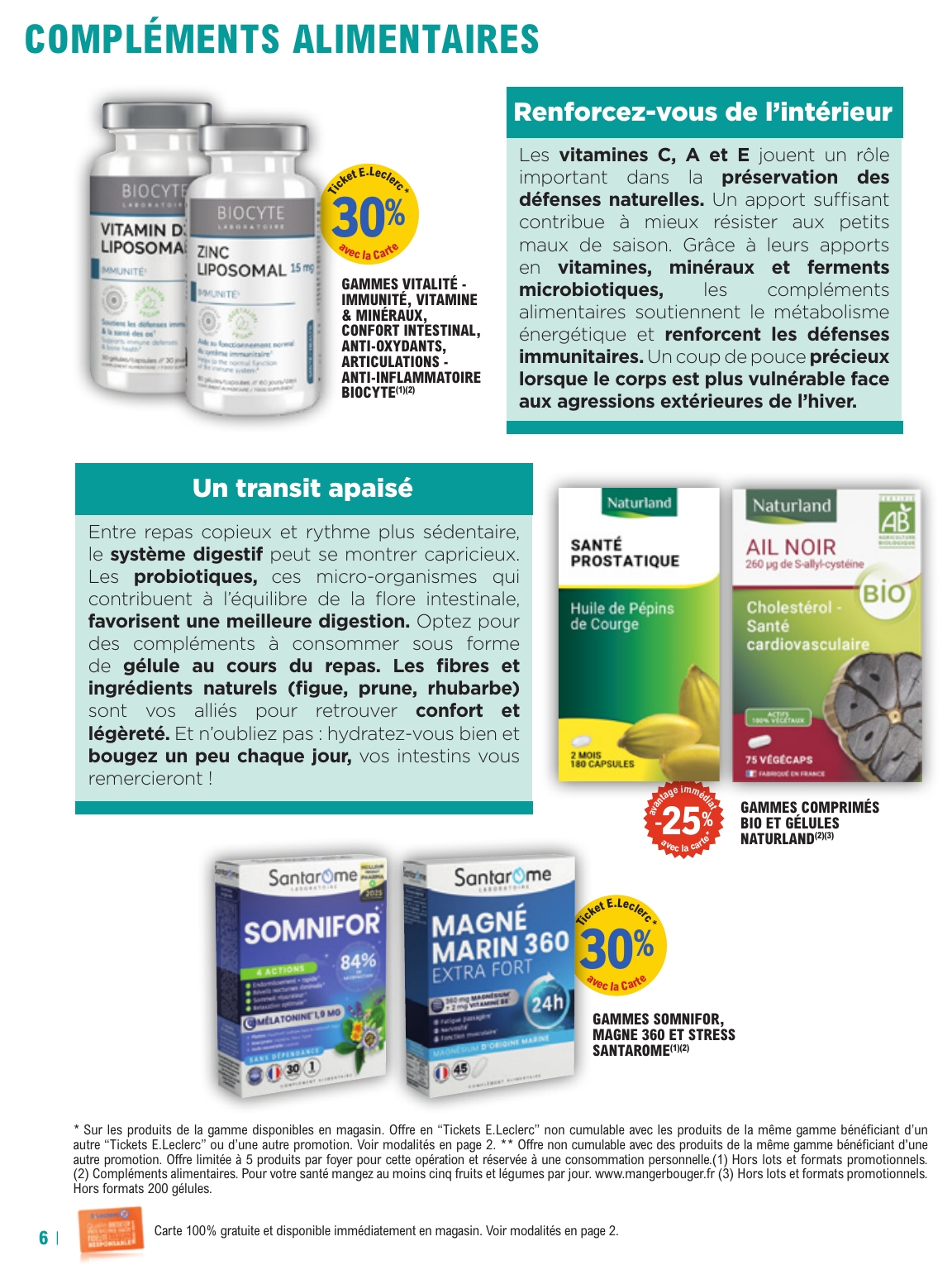e-leclerc - Catalogue E.Leclerc - Magazine Hiver valable du 30/12 au 24/01 - page: 6
