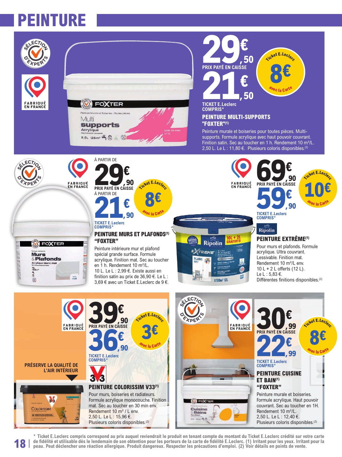 e-leclerc - Catalogue E.Leclerc - Brico valable du 30/12 au 17/01 - page: 18