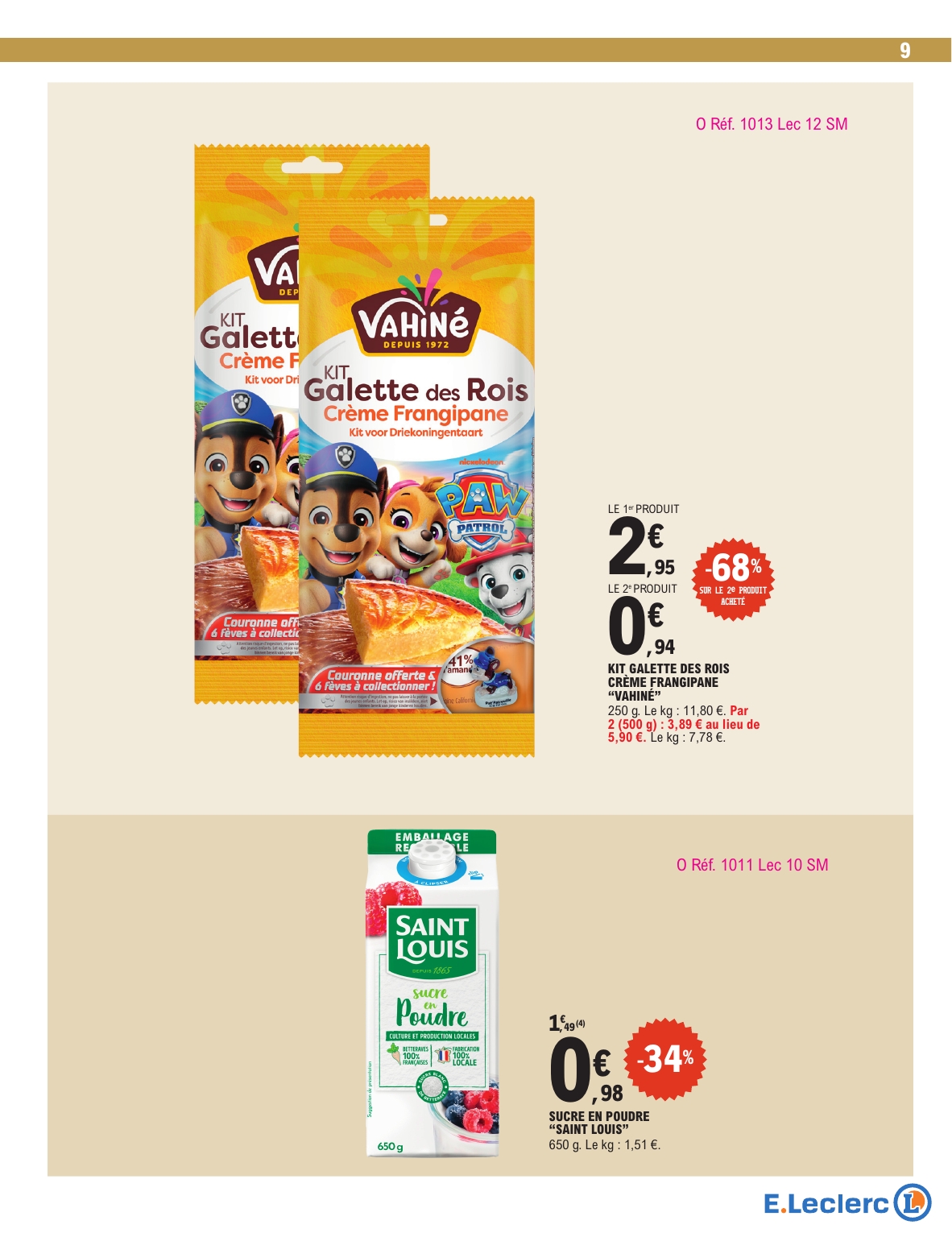 e-leclerc - Catalogue E.Leclerc valable du 30/12 au 10/01 - page: 9