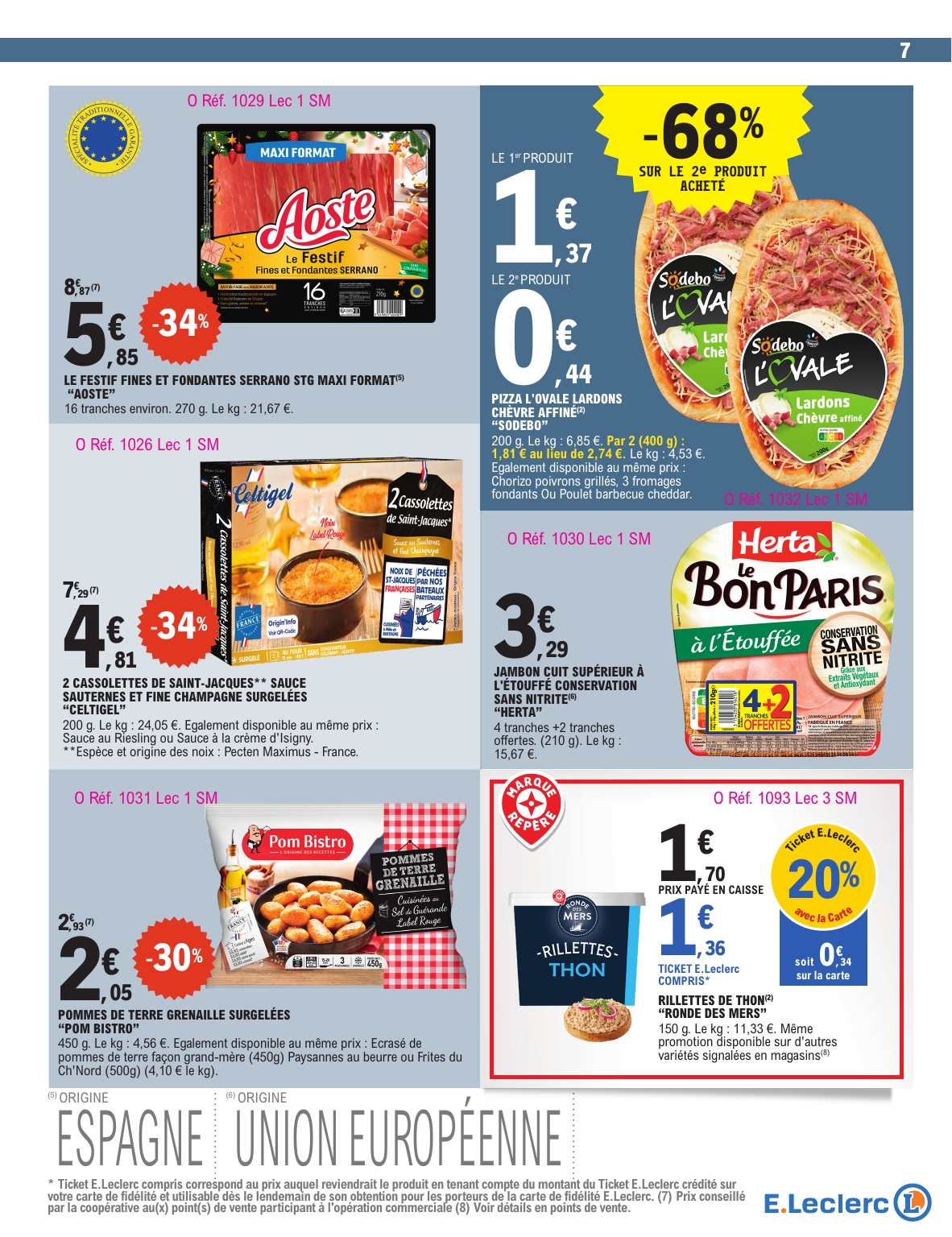 e-leclerc - Catalogue E.Leclerc valable du 30/12 au 10/01 - page: 7