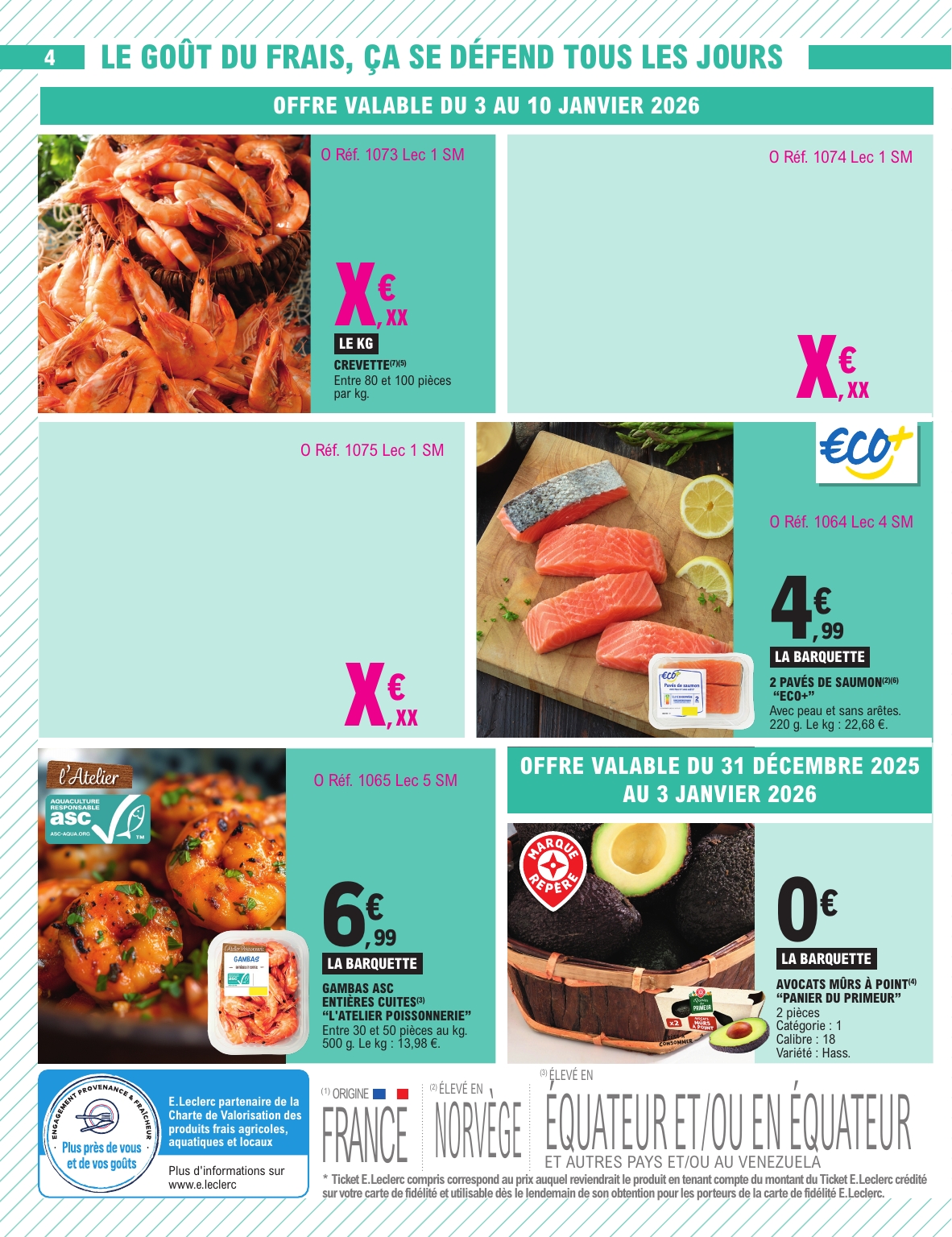 e-leclerc - Catalogue E.Leclerc valable du 30/12 au 10/01 - page: 4