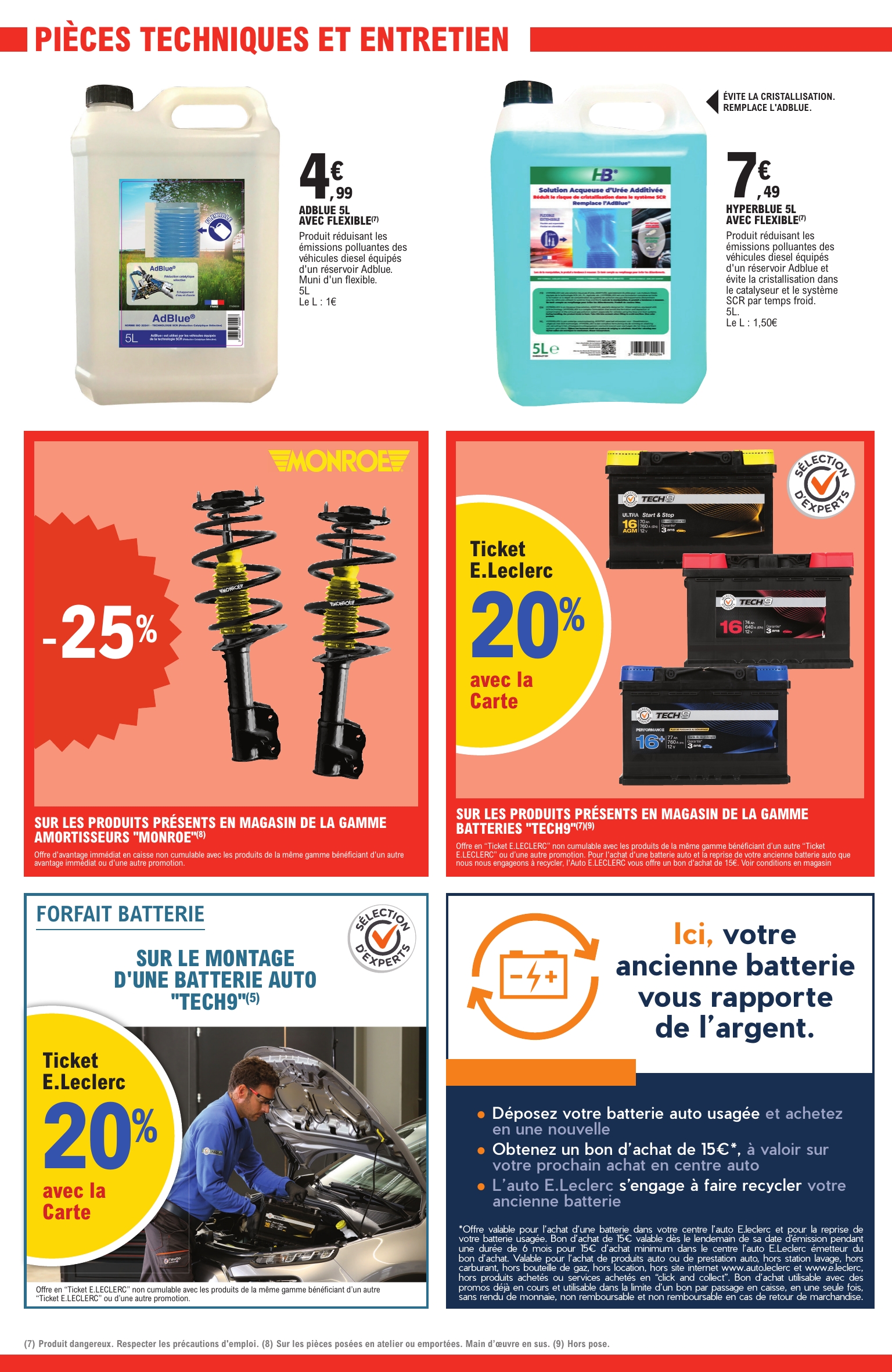 e-leclerc - Catalogue E.Leclerc - L'auto valable du 06/01 au 24/01 - page: 5