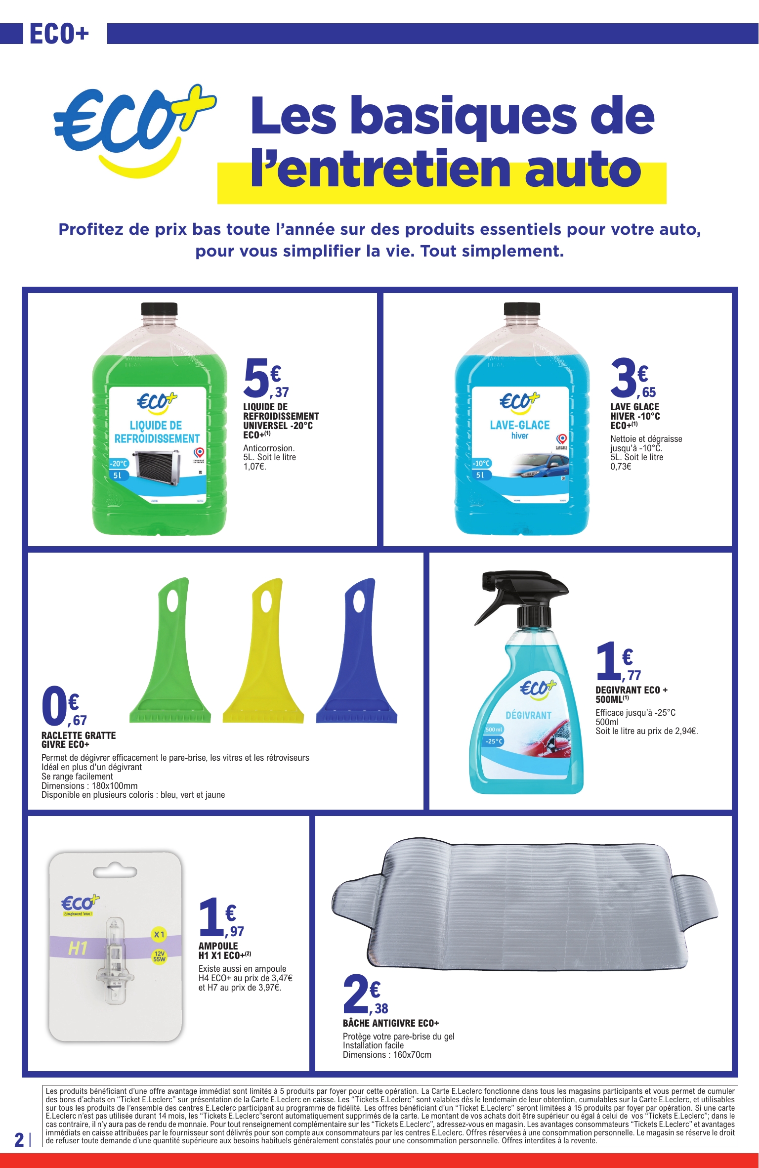 e-leclerc - Catalogue E.Leclerc - L'auto valable du 06/01 au 24/01 - page: 2