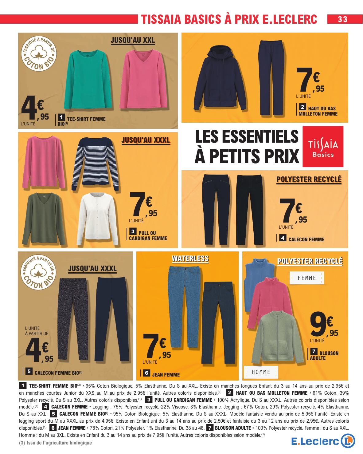 e-leclerc - Catalogue E.Leclerc valable du 06/01 au 17/01 - page: 33