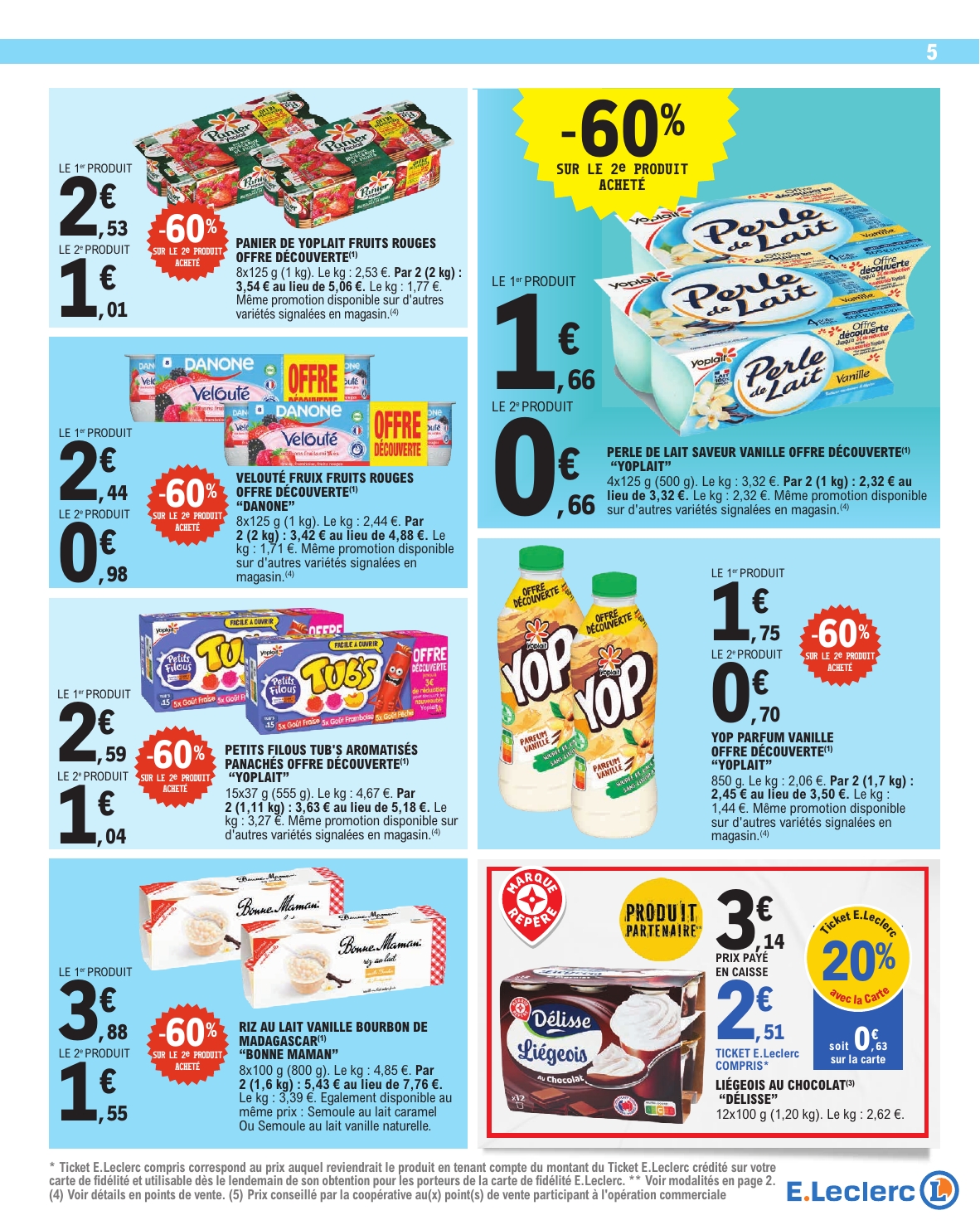 e-leclerc - Catalogue E.Leclerc valable du 06/01 au 17/01 - page: 5