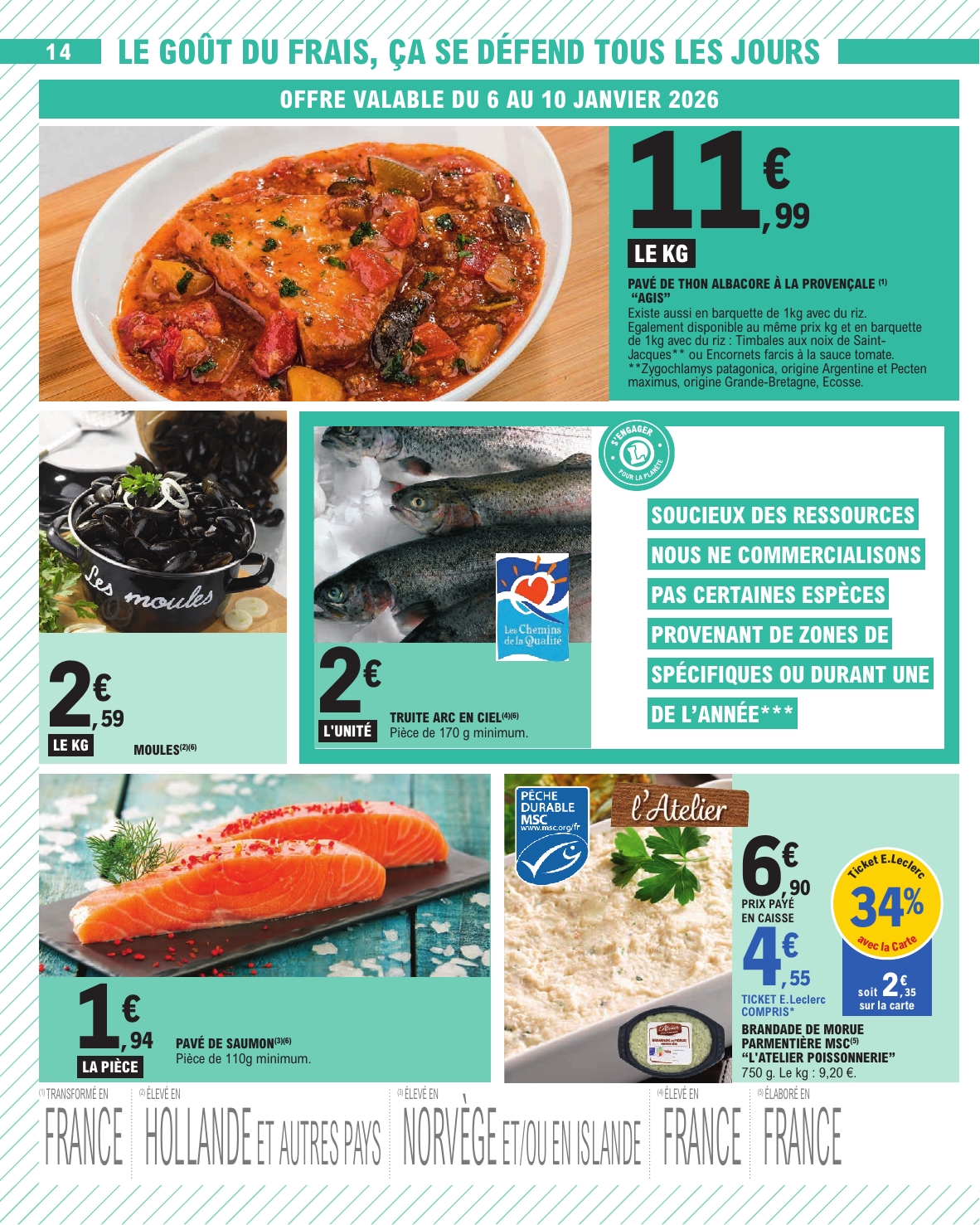 e-leclerc - Catalogue E.Leclerc valable du 06/01 au 17/01 - page: 14