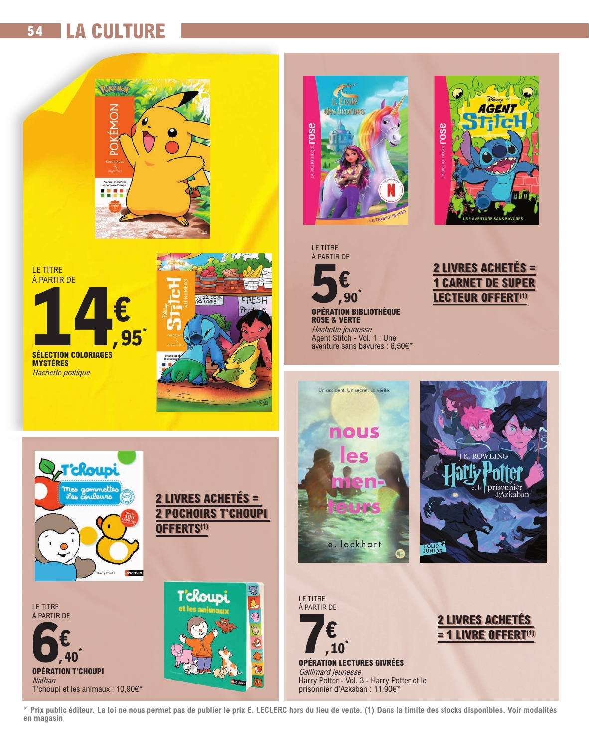 e-leclerc - Catalogue E.Leclerc valable du 06/01 au 17/01 - page: 54