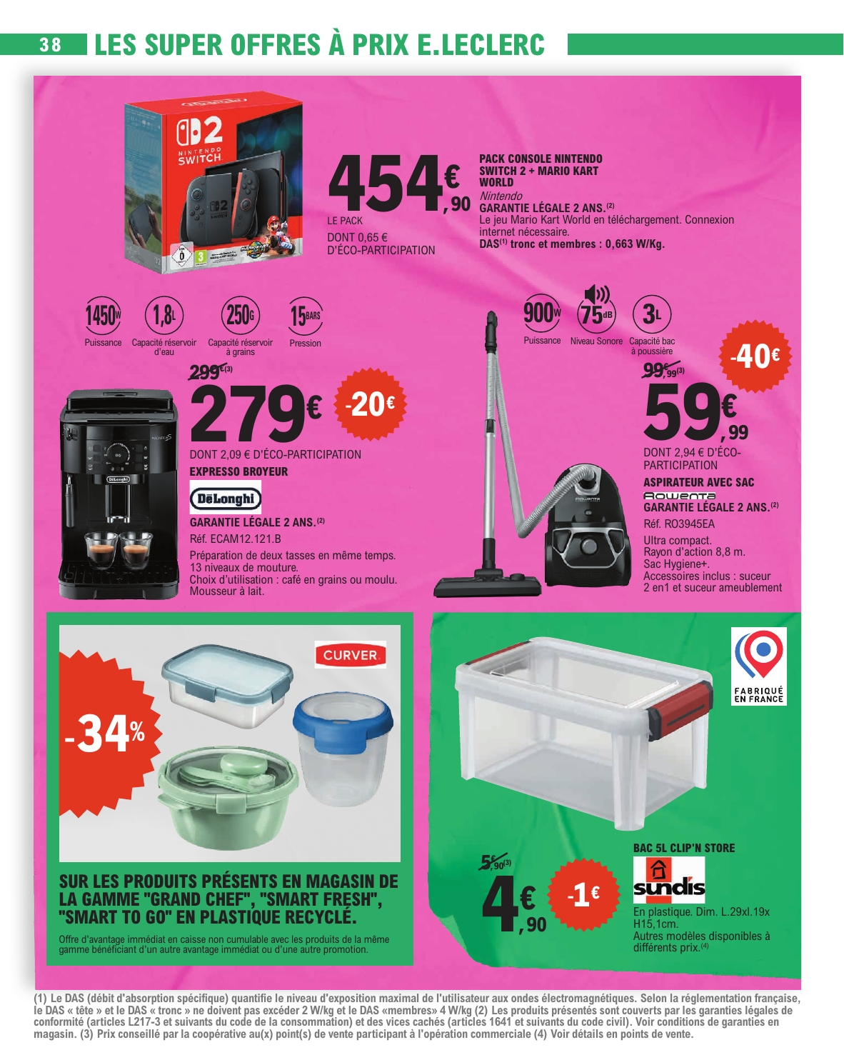 e-leclerc - Catalogue E.Leclerc valable du 06/01 au 17/01 - page: 38