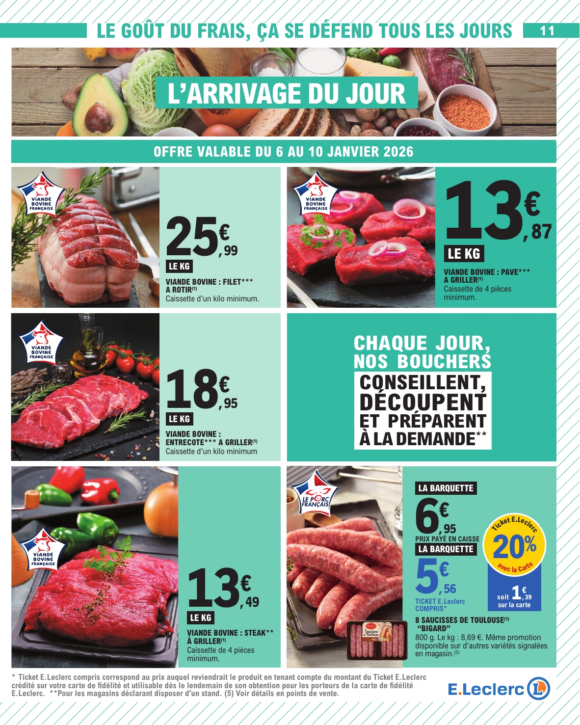 e-leclerc - Catalogue E.Leclerc valable du 06/01 au 17/01 - page: 11