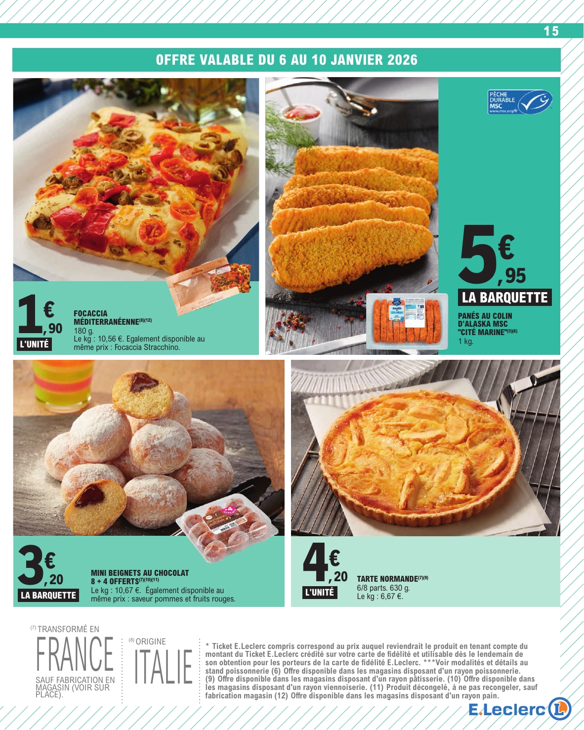 e-leclerc - Catalogue E.Leclerc valable du 06/01 au 17/01 - page: 15