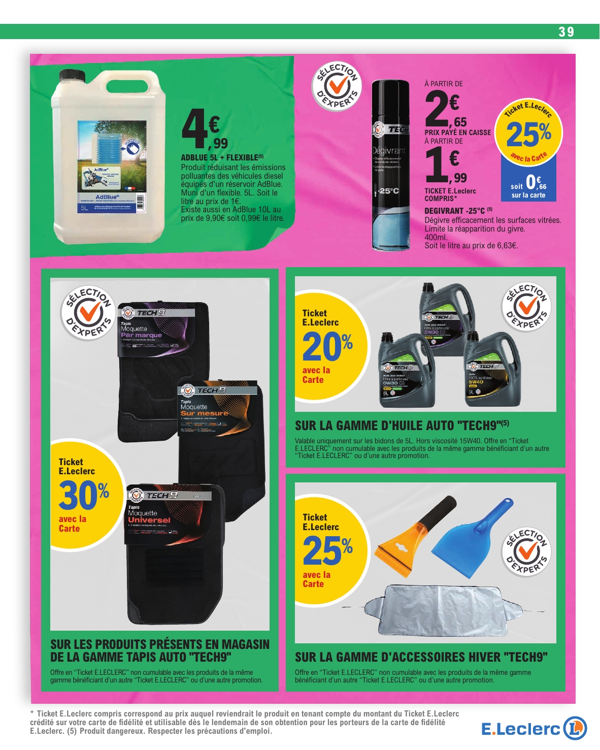 e-leclerc - Catalogue E.Leclerc valable du 06/01 au 17/01 - page: 39
