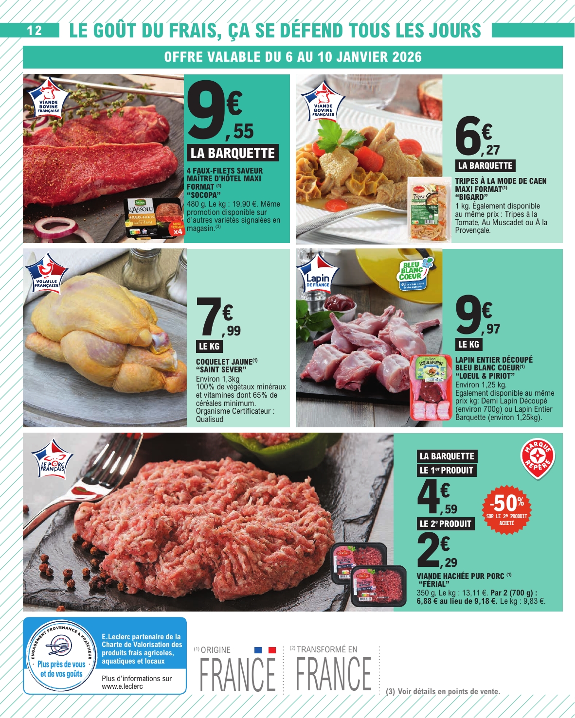 e-leclerc - Catalogue E.Leclerc valable du 06/01 au 17/01 - page: 12