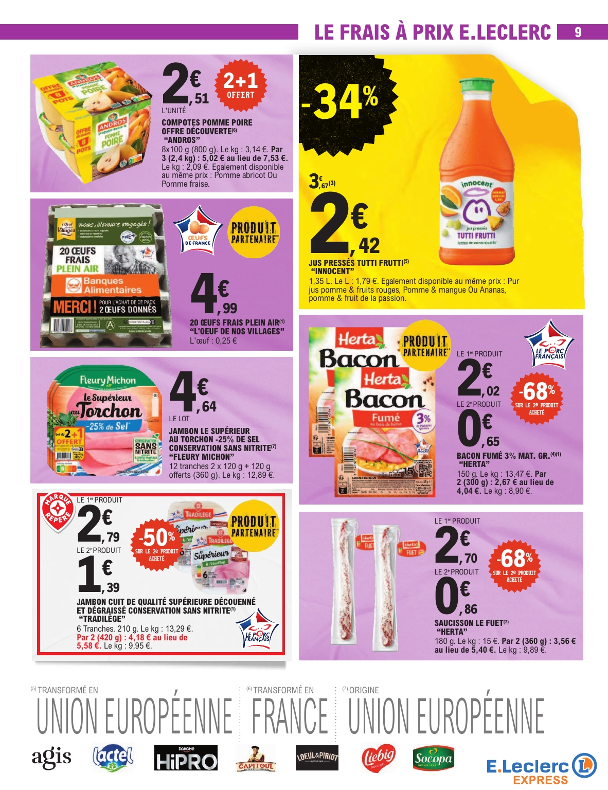 e-leclerc - Catalogue E.Leclerc - Express valable du 06/01 au 17/01 - page: 9