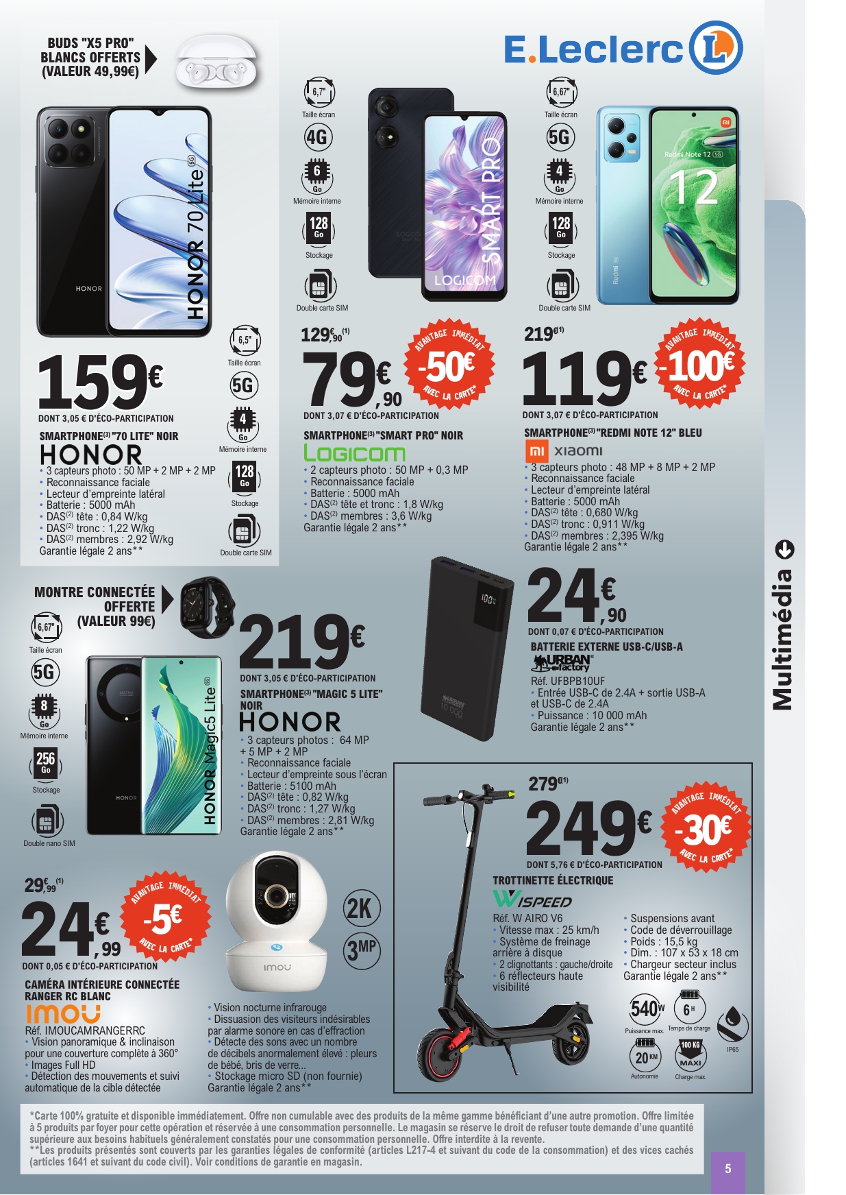 e-leclerc - Catalogue E.Leclerc - Bons Plans valable du 06/01 au 17/01 - page: 5
