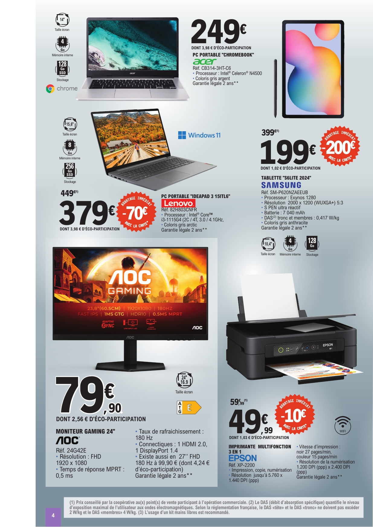 e-leclerc - Catalogue E.Leclerc - Bons Plans valable du 06/01 au 17/01 - page: 4