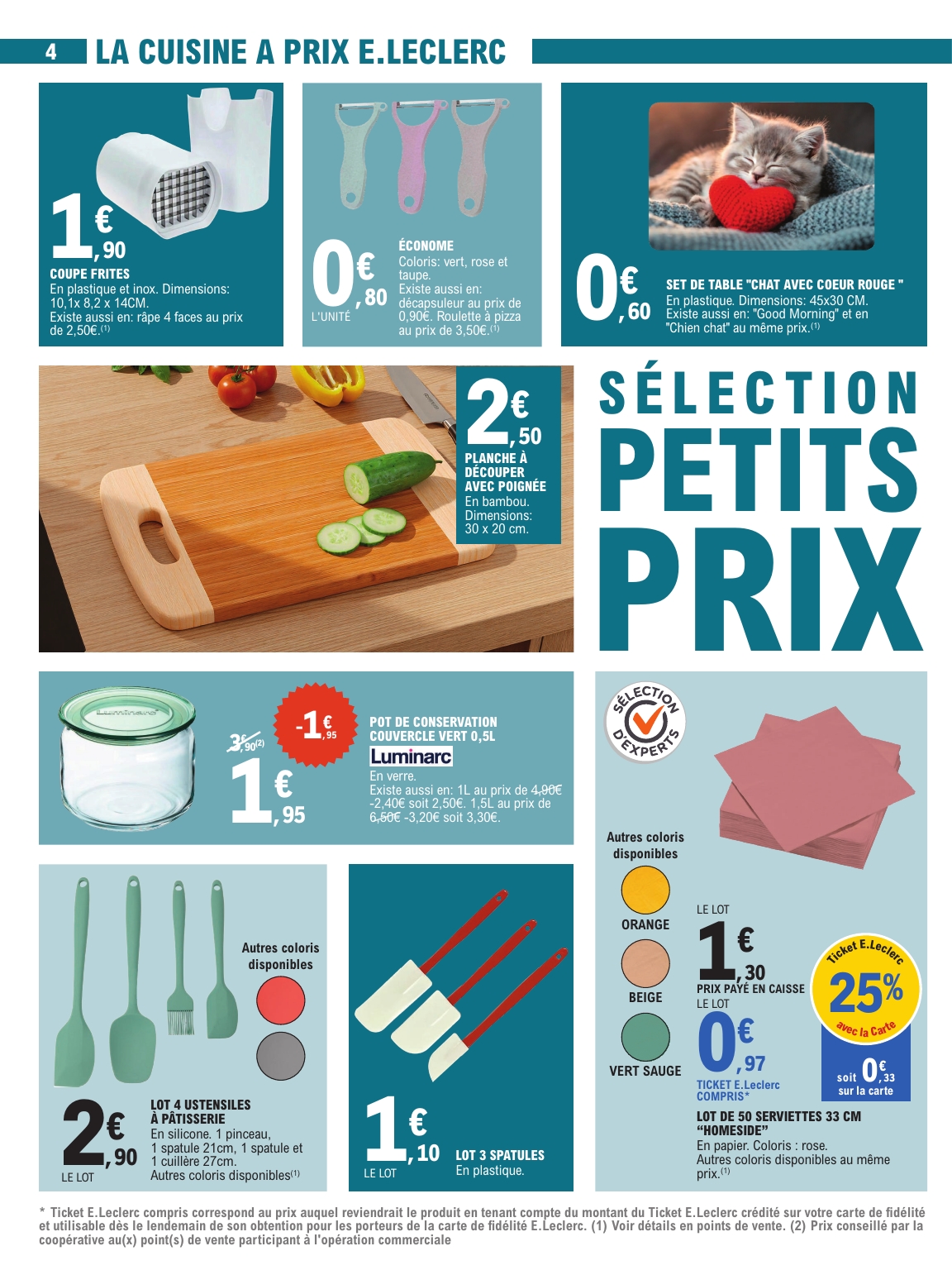 e-leclerc - Catalogue E.Leclerc - Petits Prix valable du 13/01 au 24/01 - page: 4
