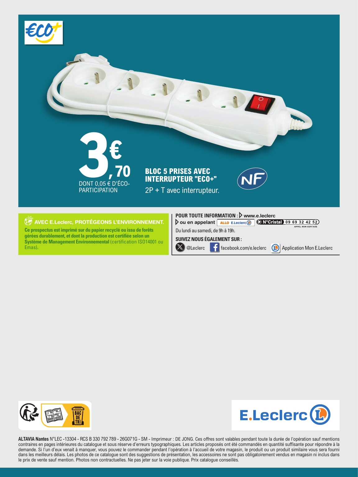 e-leclerc - Catalogue E.Leclerc - Petits Prix valable du 13/01 au 24/01 - page: 16