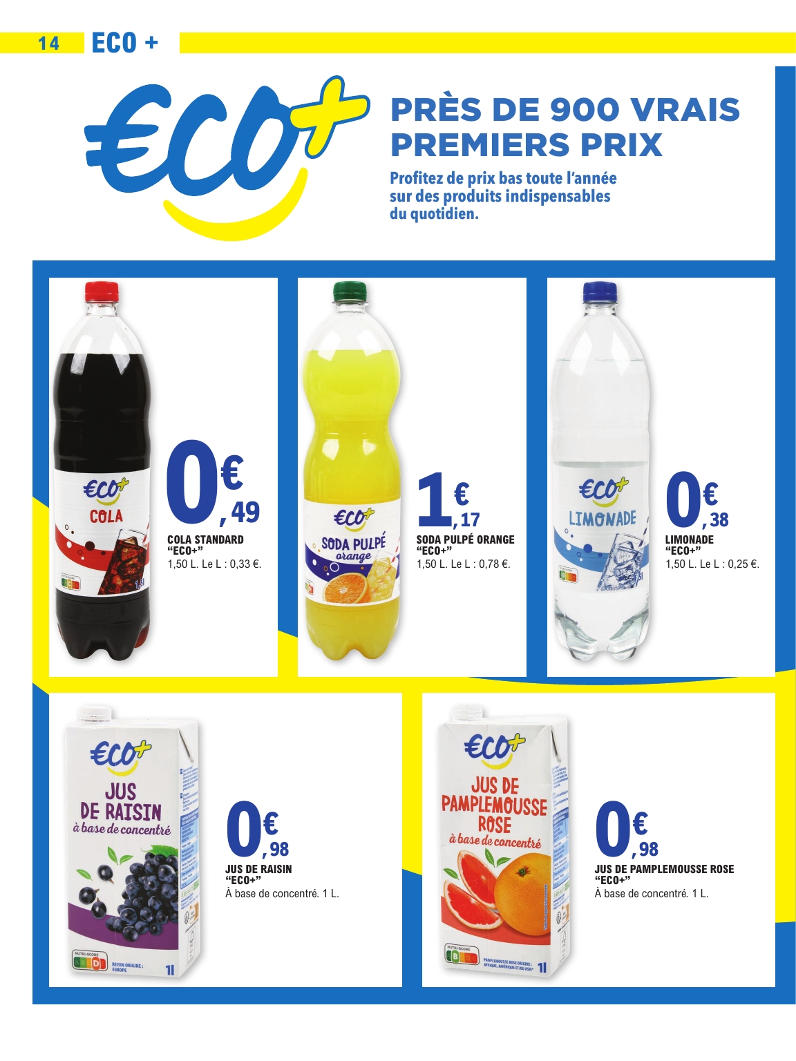 e-leclerc - Catalogue E.Leclerc - Petits Prix valable du 13/01 au 24/01 - page: 14