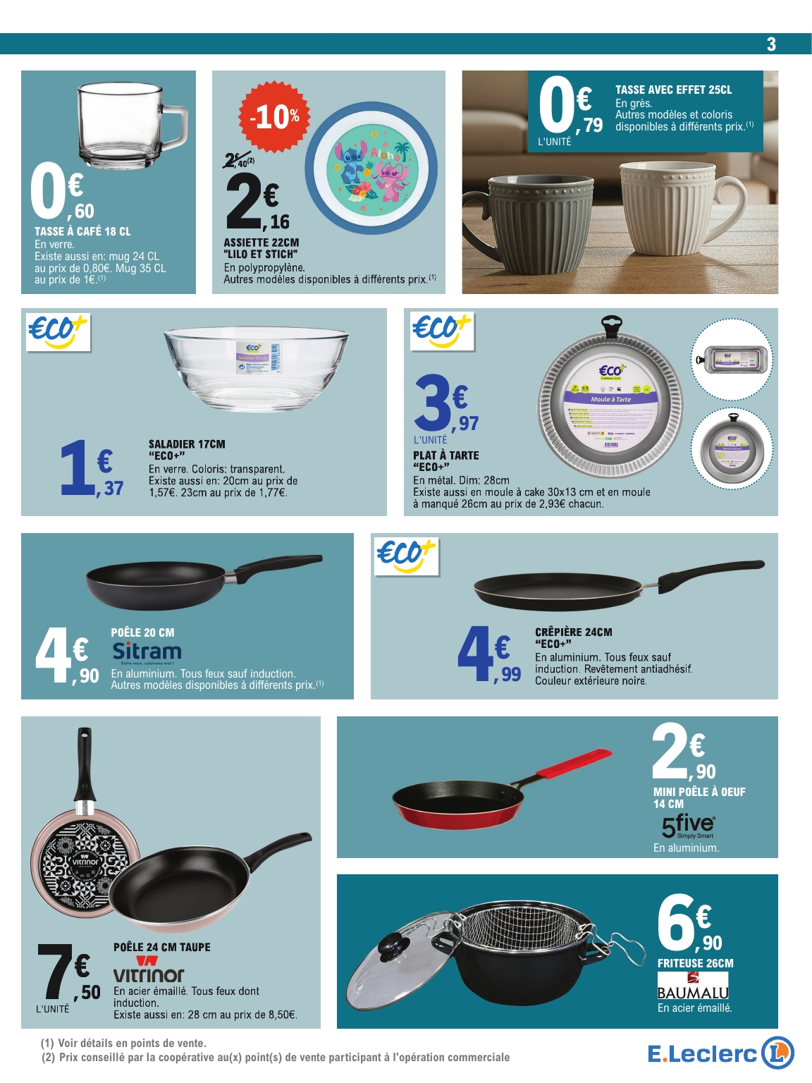 e-leclerc - Catalogue E.Leclerc - Petits Prix valable du 13/01 au 24/01 - page: 3