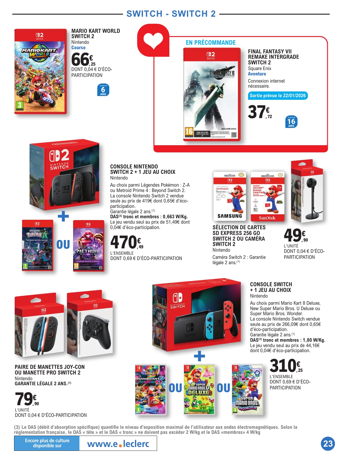 e-leclerc - Catalogue E.Leclerc - Hiver valable du 13/01 au 31/01 - page: 23