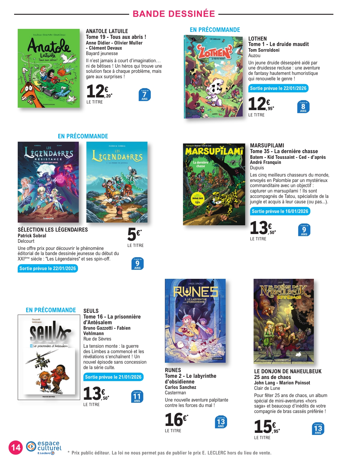 e-leclerc - Catalogue E.Leclerc - Hiver valable du 13/01 au 31/01 - page: 14