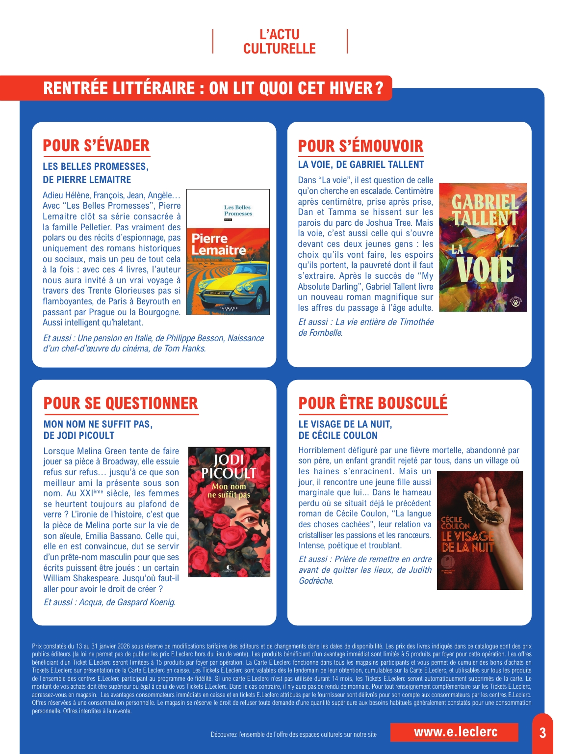 e-leclerc - Catalogue E.Leclerc - Hiver valable du 13/01 au 31/01 - page: 3