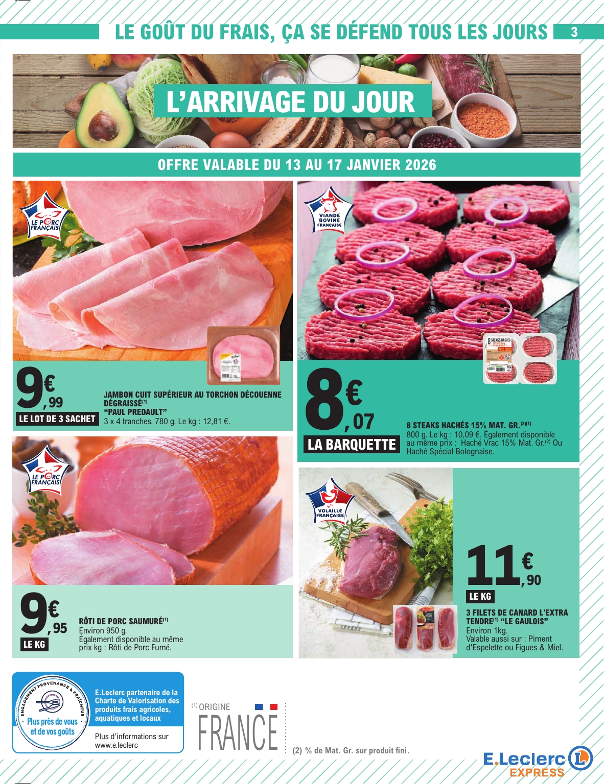 e-leclerc - Catalogue E.Leclerc - Express valable du 13/01 au 24/01 - page: 3