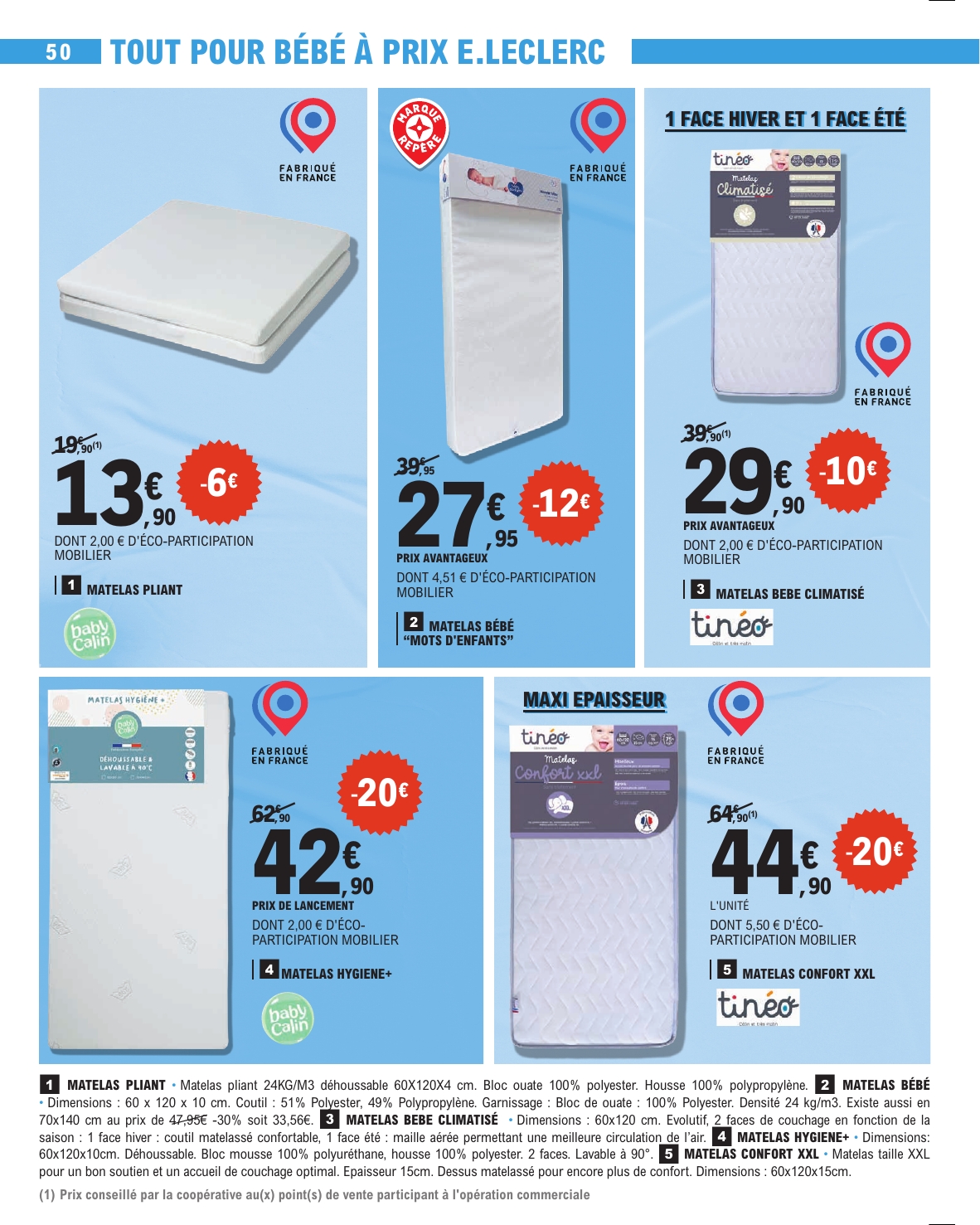 e-leclerc - Catalogue E.Leclerc valable du 13/01 au 24/01 - page: 50