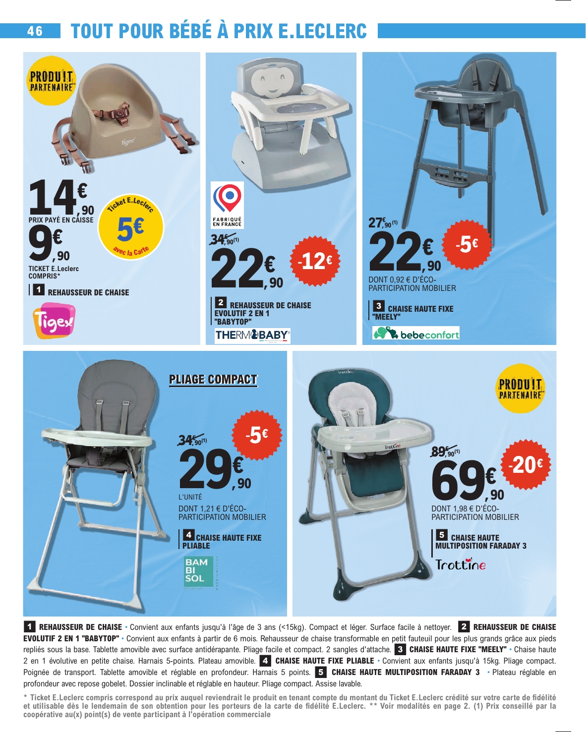 e-leclerc - Catalogue E.Leclerc valable du 13/01 au 24/01 - page: 46