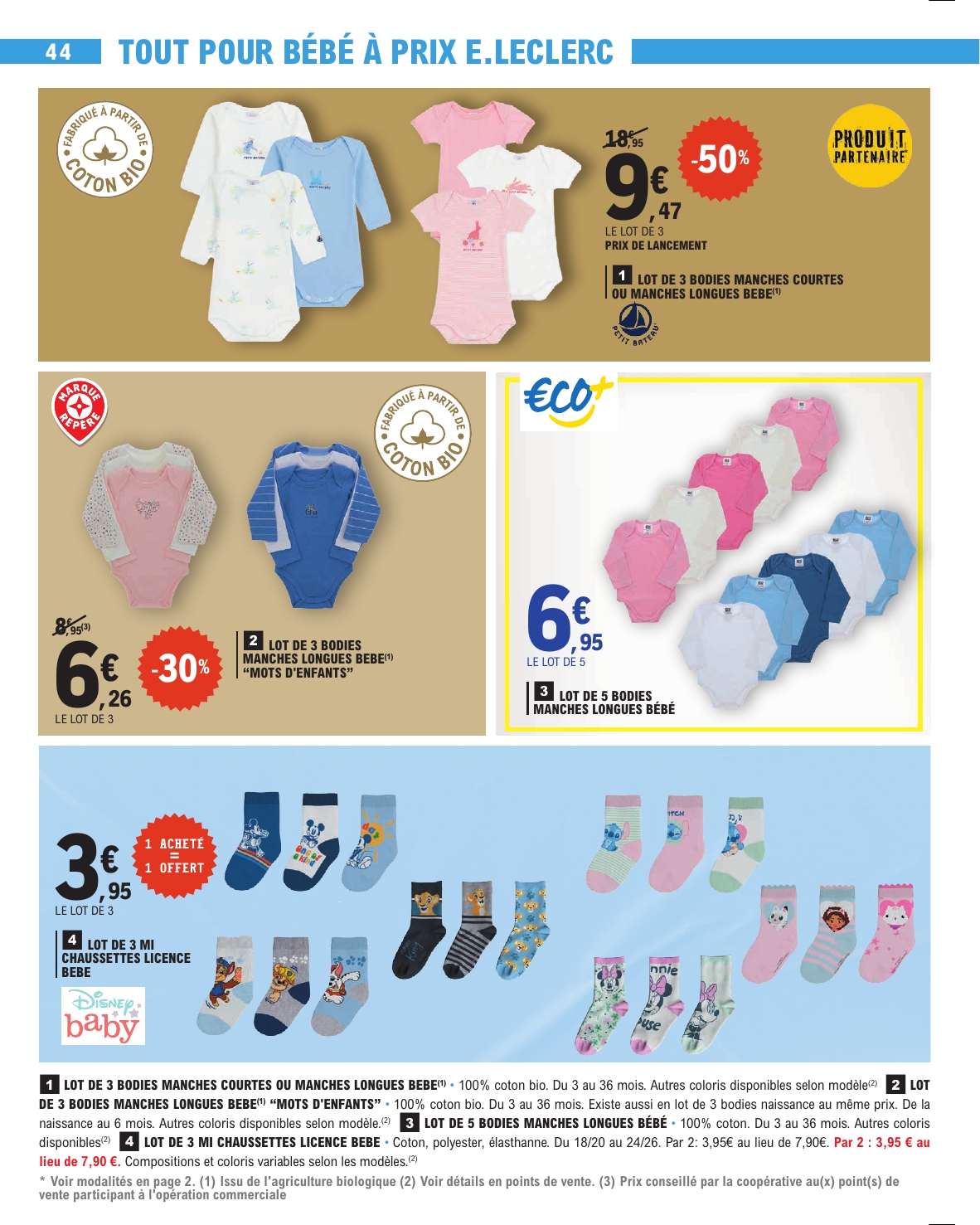 e-leclerc - Catalogue E.Leclerc valable du 13/01 au 24/01 - page: 44